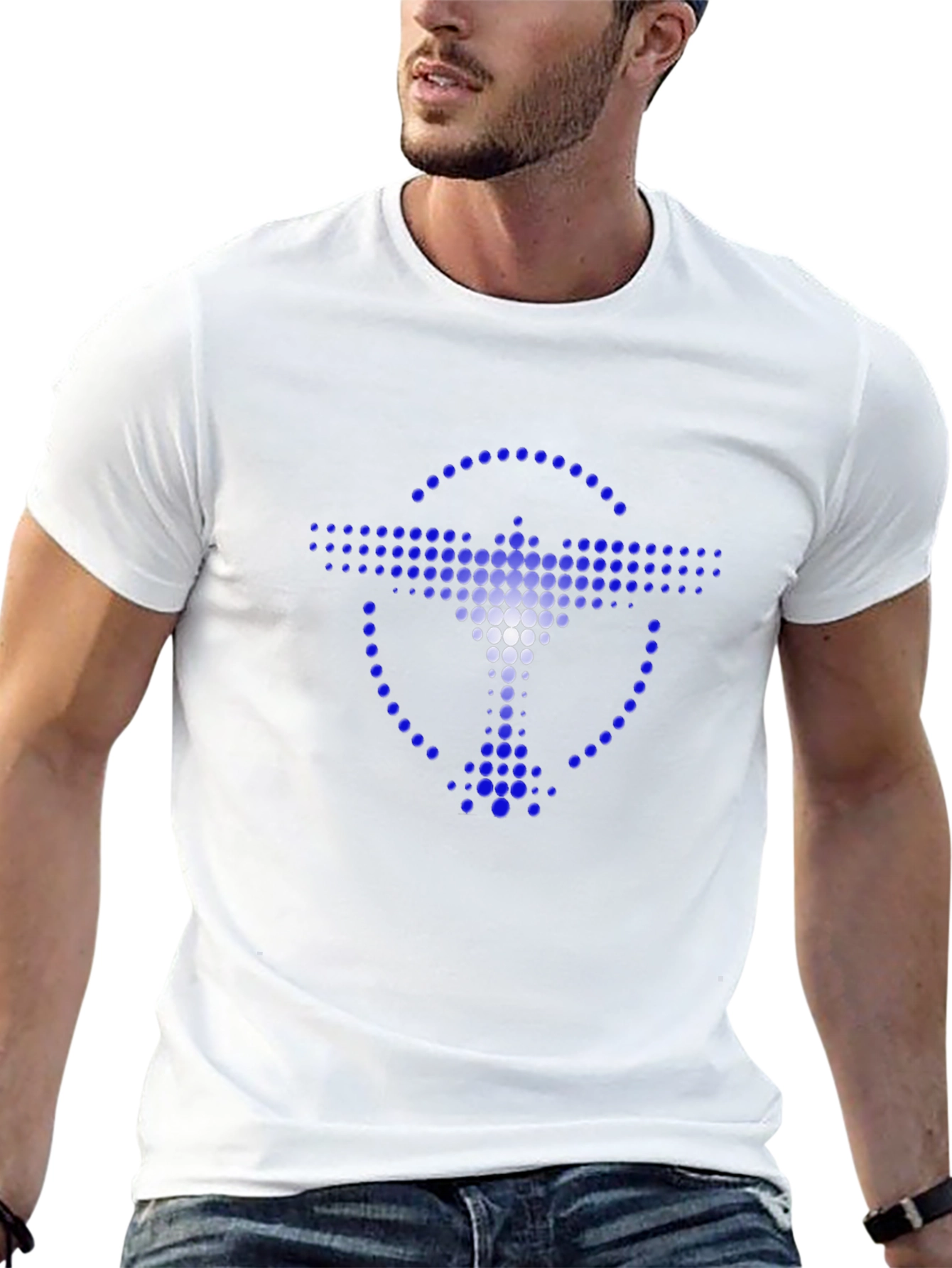 Abstract Airplane Graphic Tee - Modern Unisex T-Shirt