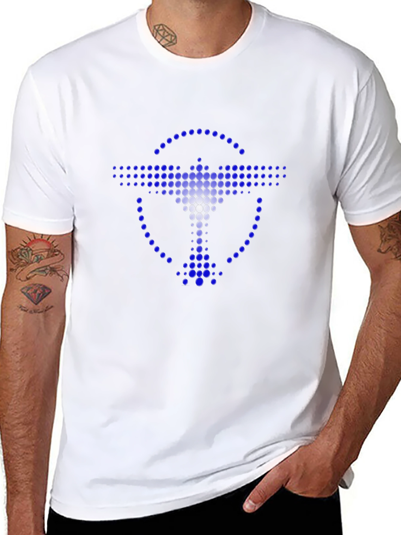 Abstract Airplane Graphic Tee - Modern Unisex T-Shirt