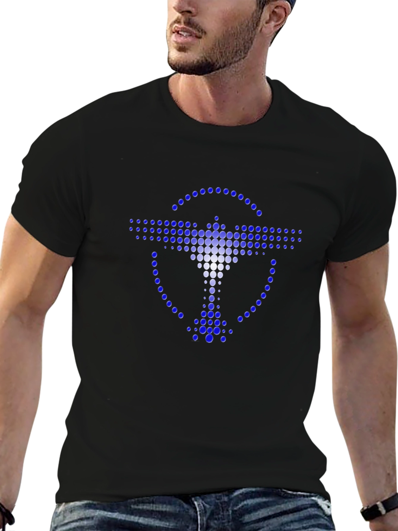 Abstract Airplane Graphic Tee - Modern Unisex T-Shirt