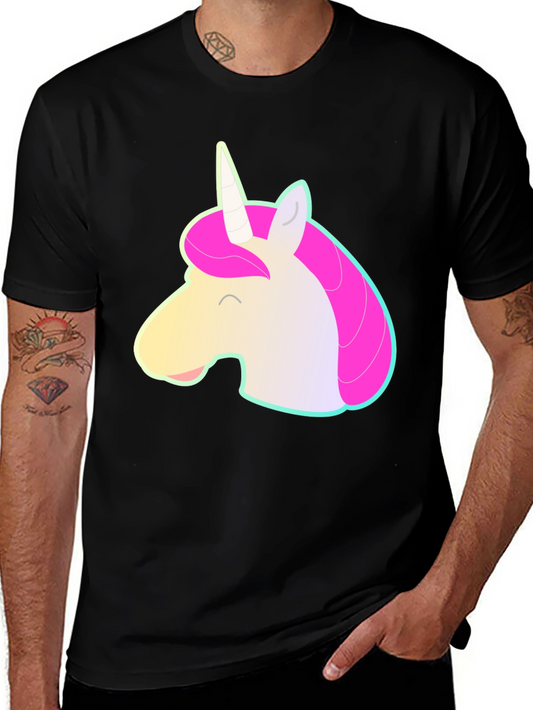 Unicorn Graphic Black T-Shirt - Magical Style