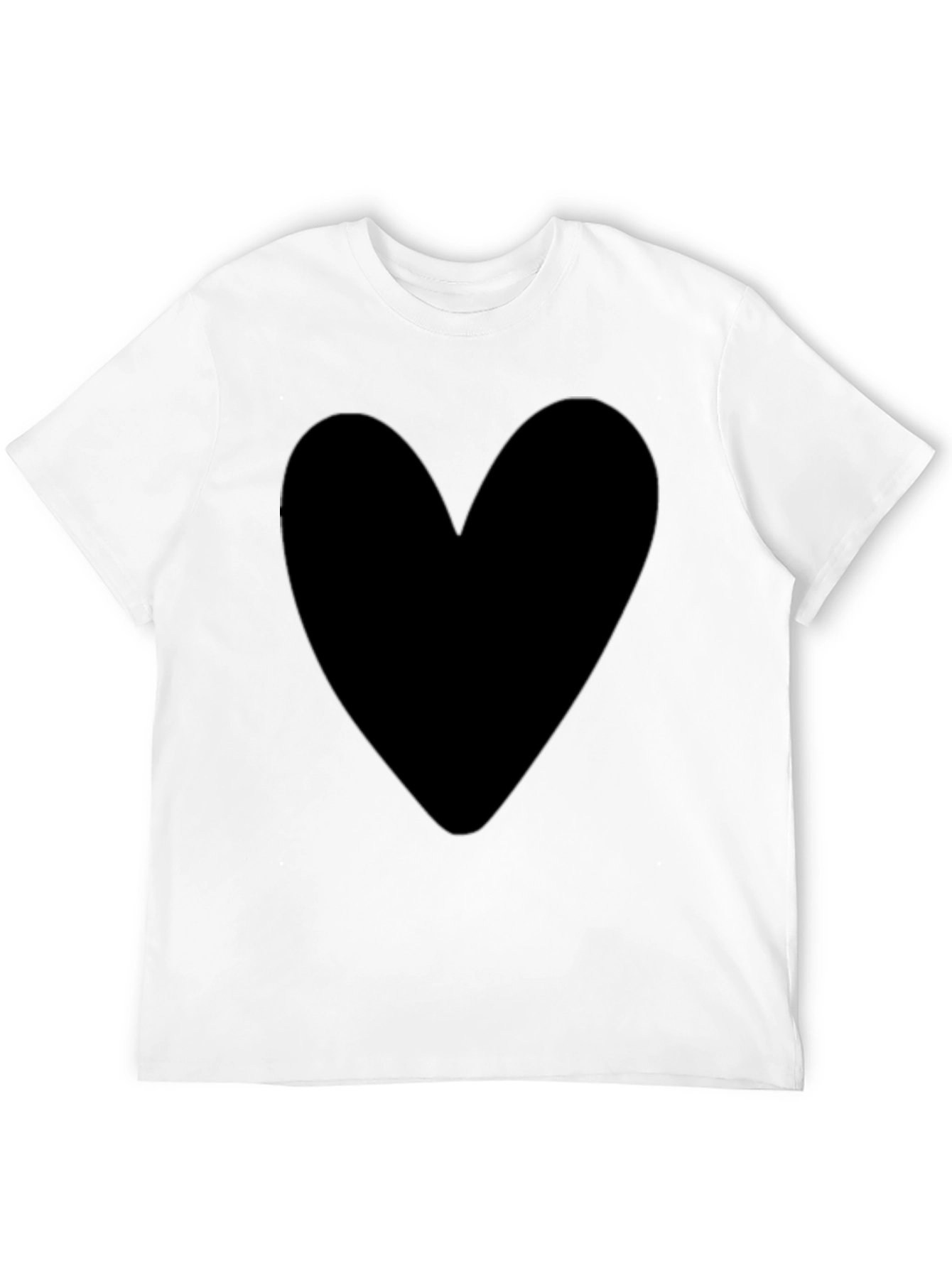 Heart Graphic Tee - Modern Style Soft Fabric