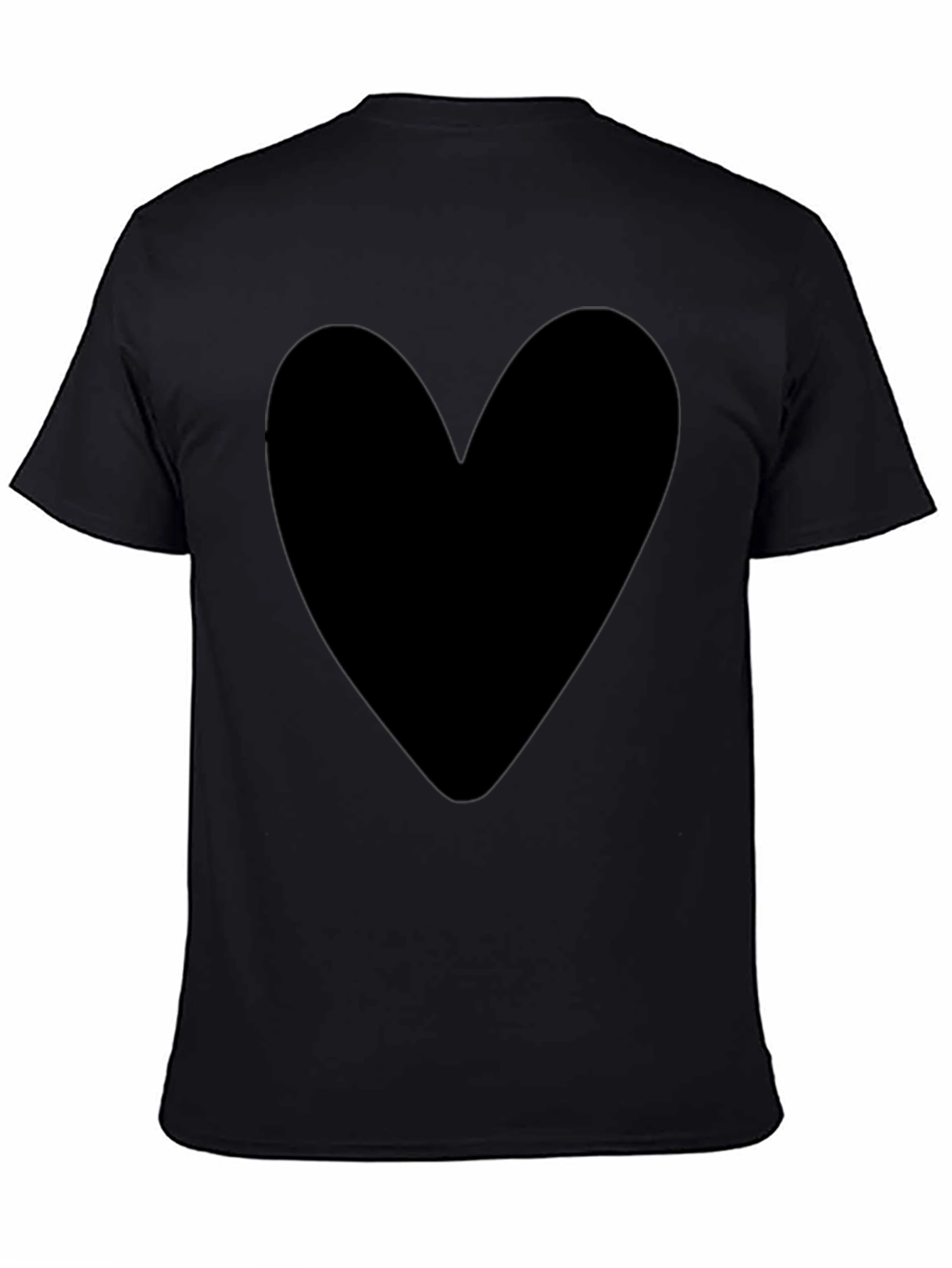 Heart Graphic Tee - Modern Style Soft Fabric