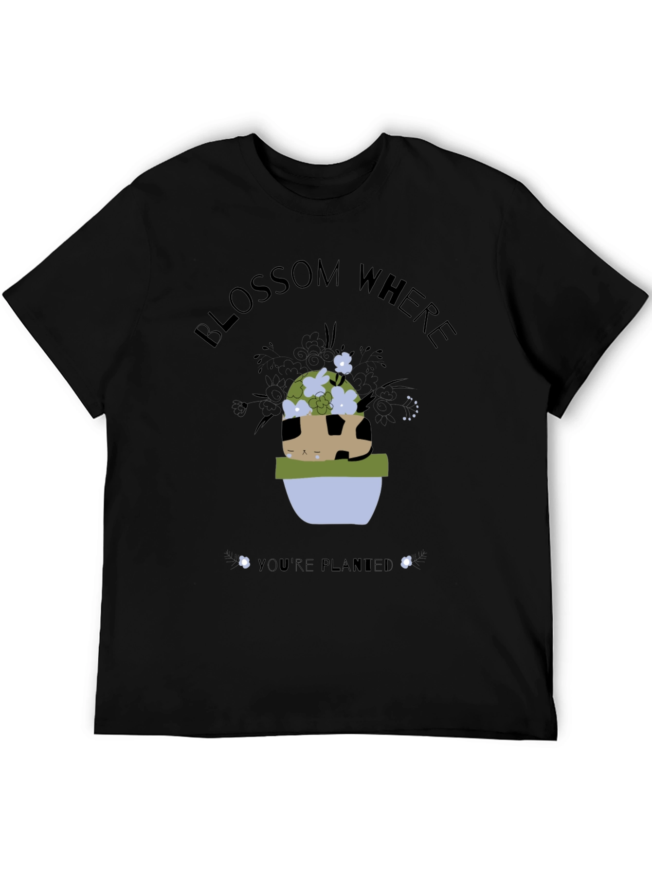 Blossom Where Youre Planted Graphic Tee
