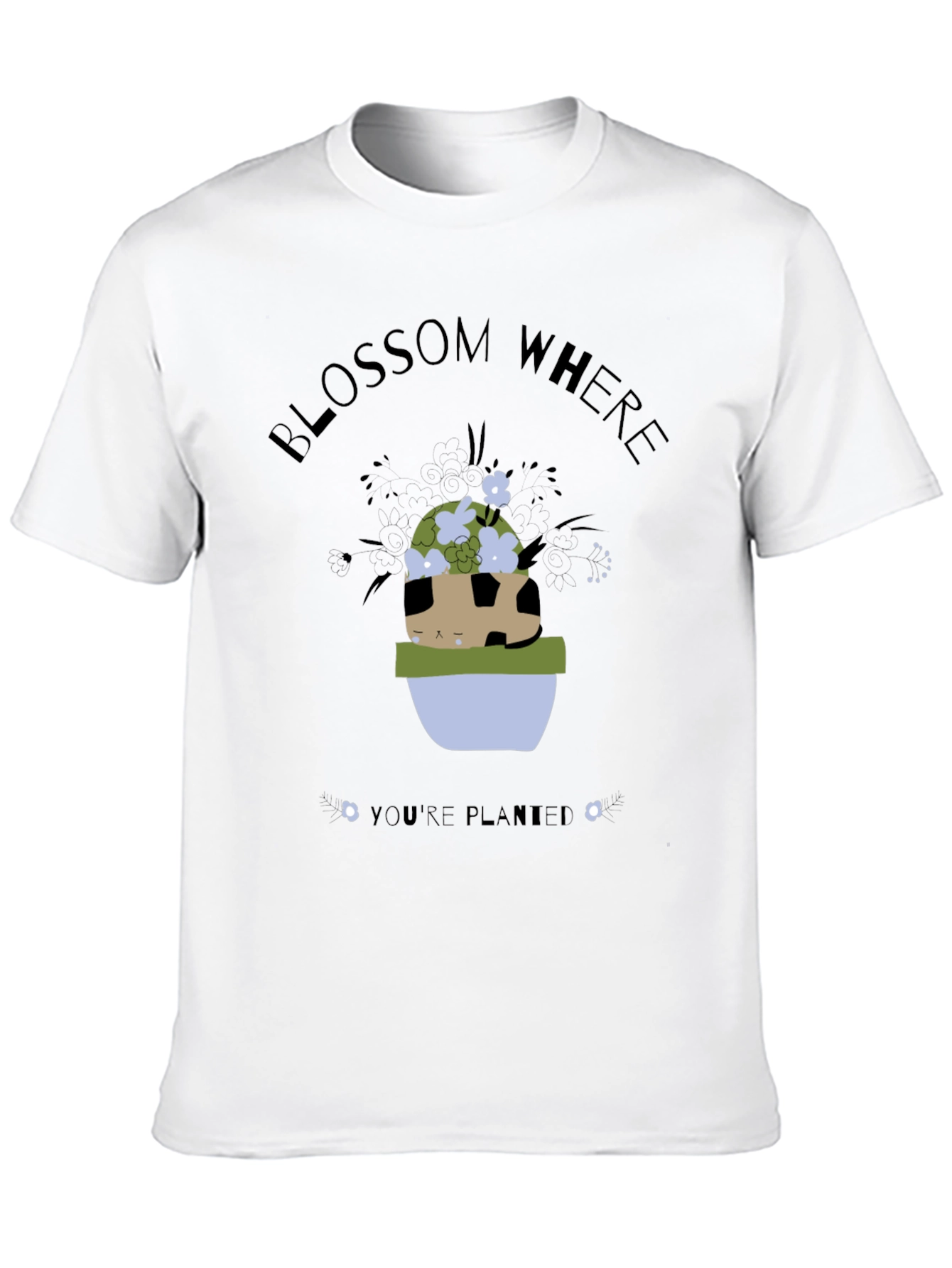 Blossom Where Youre Planted Graphic Tee