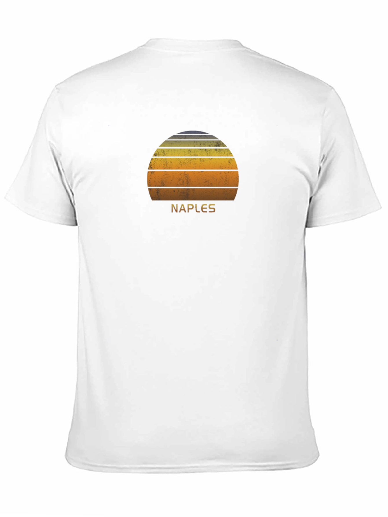 Naples Retro Sunset Graphic T-Shirt