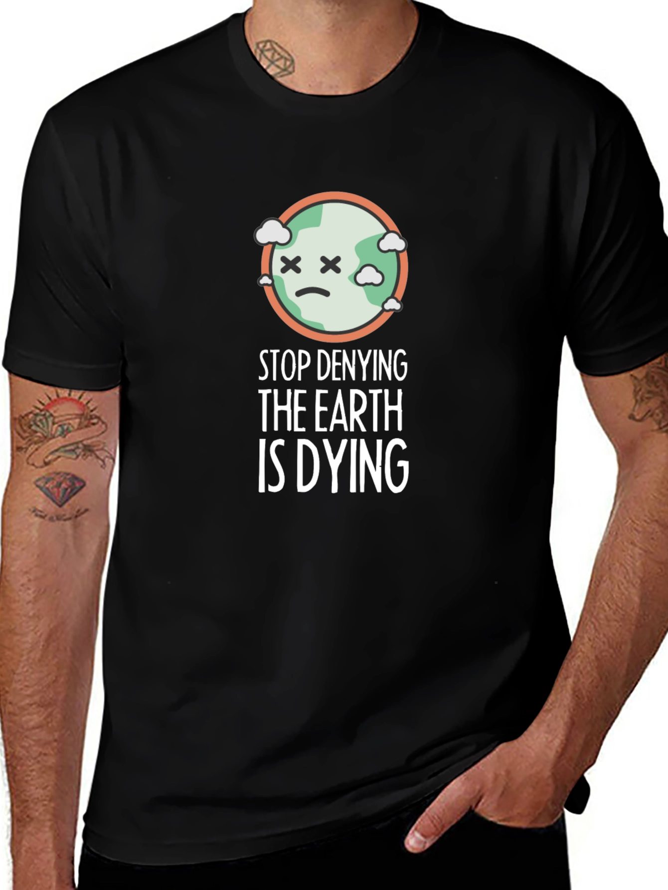 Stop Denying Earth Is Dying Graphic Tee
