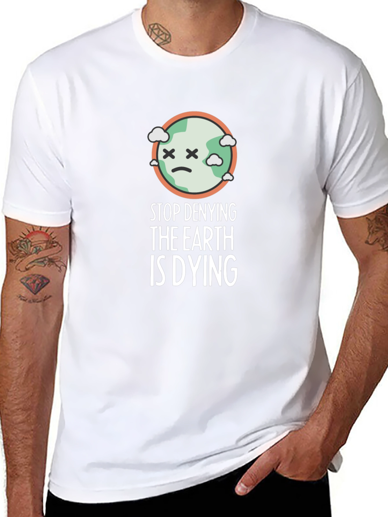 Stop Denying Earth Is Dying Graphic Tee