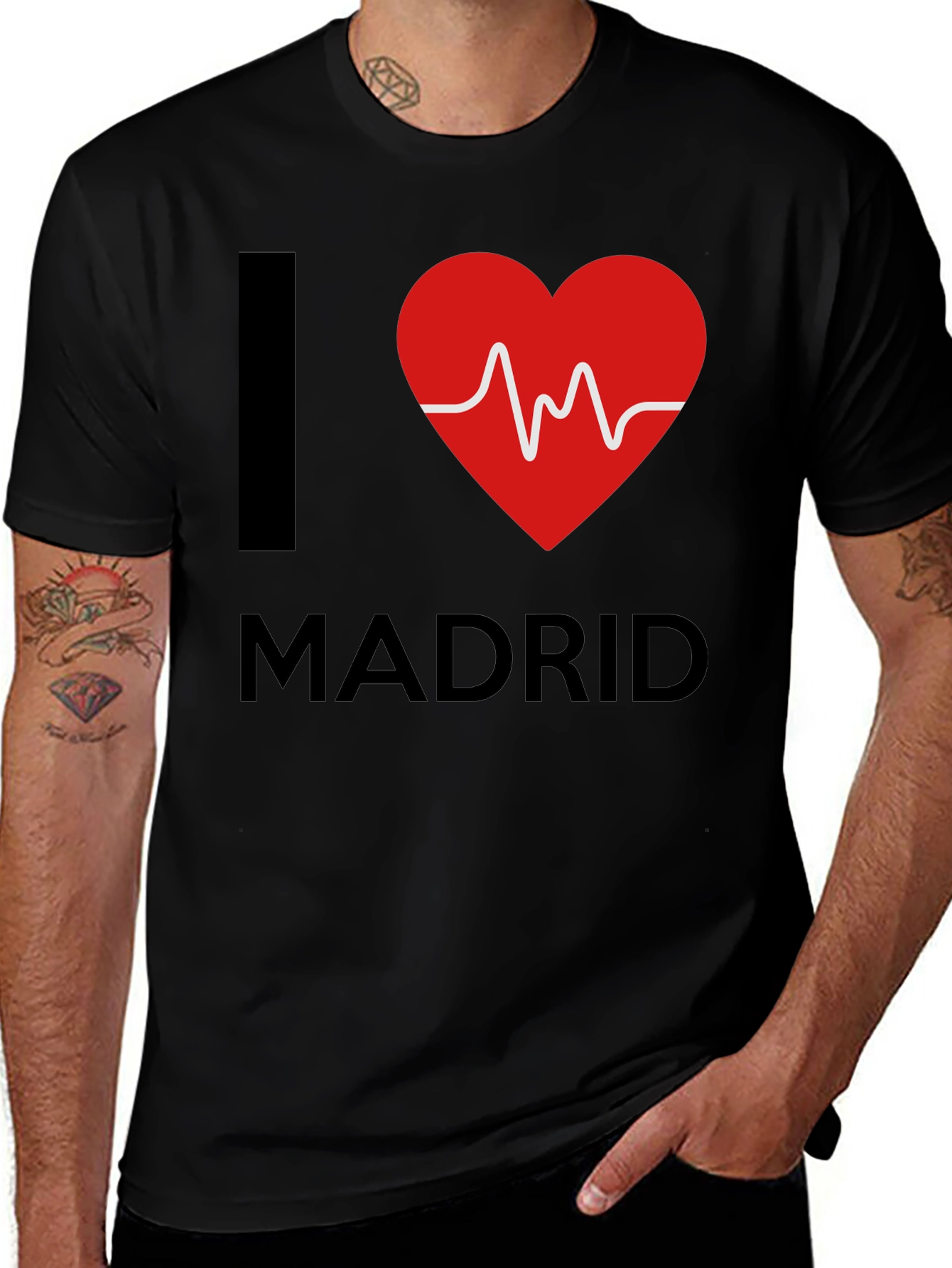 I Heart Madrid T-Shirt - Stylish Graphic Tee
