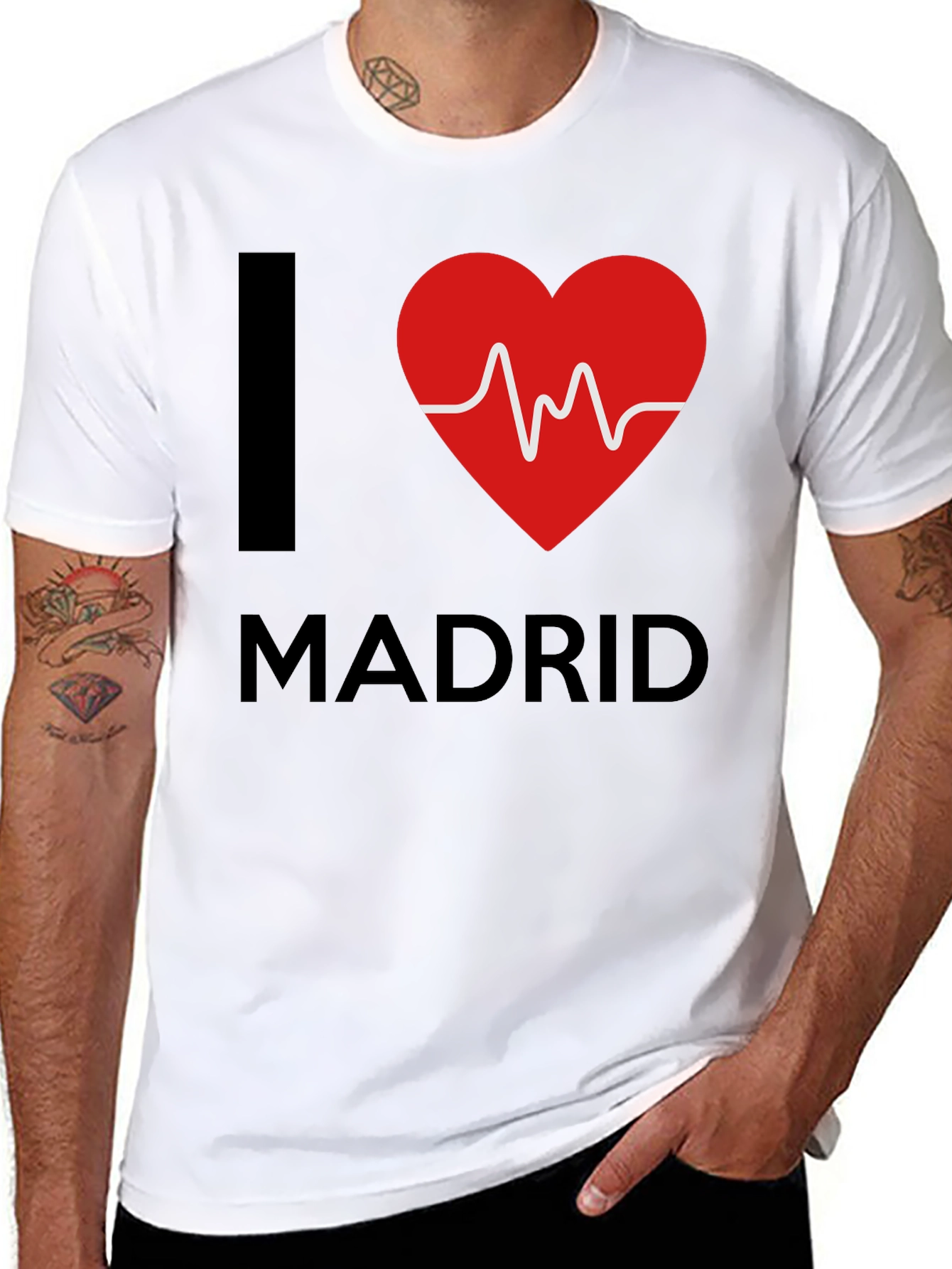 I Heart Madrid T-Shirt - Stylish Graphic Tee