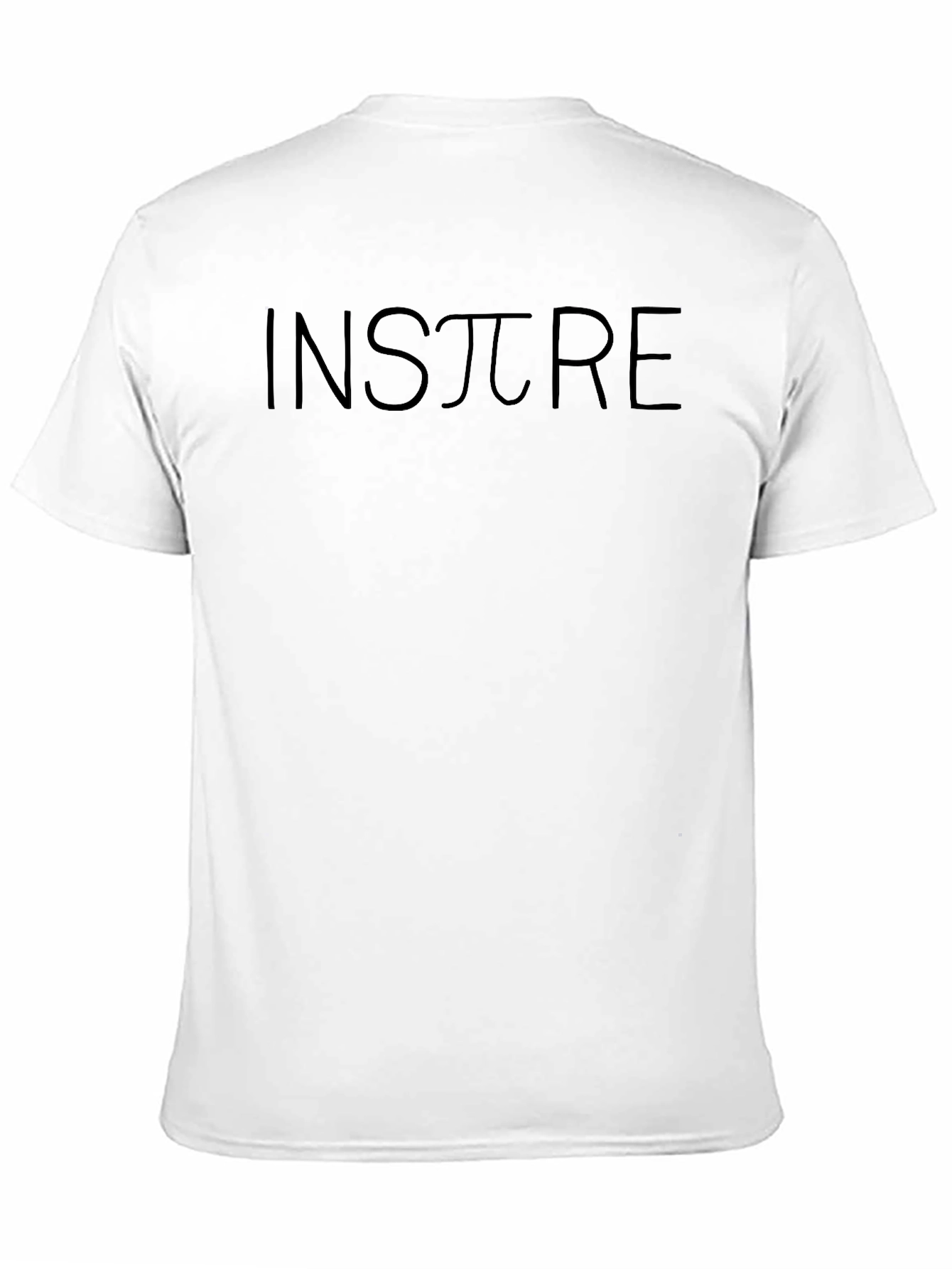 Inspire with Math T-Shirt - Black Cotton Tee