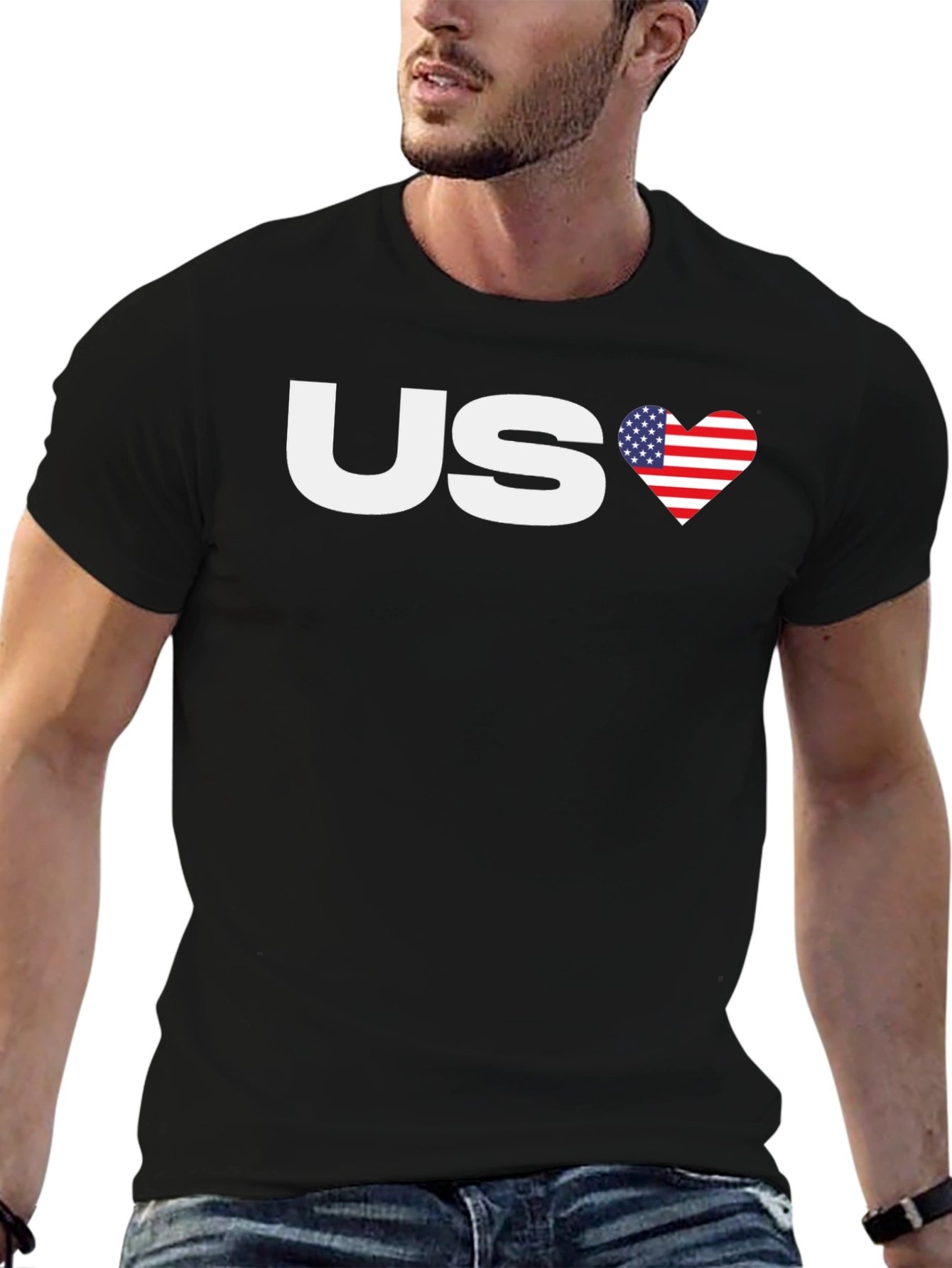 US Love America Graphic T-Shirt