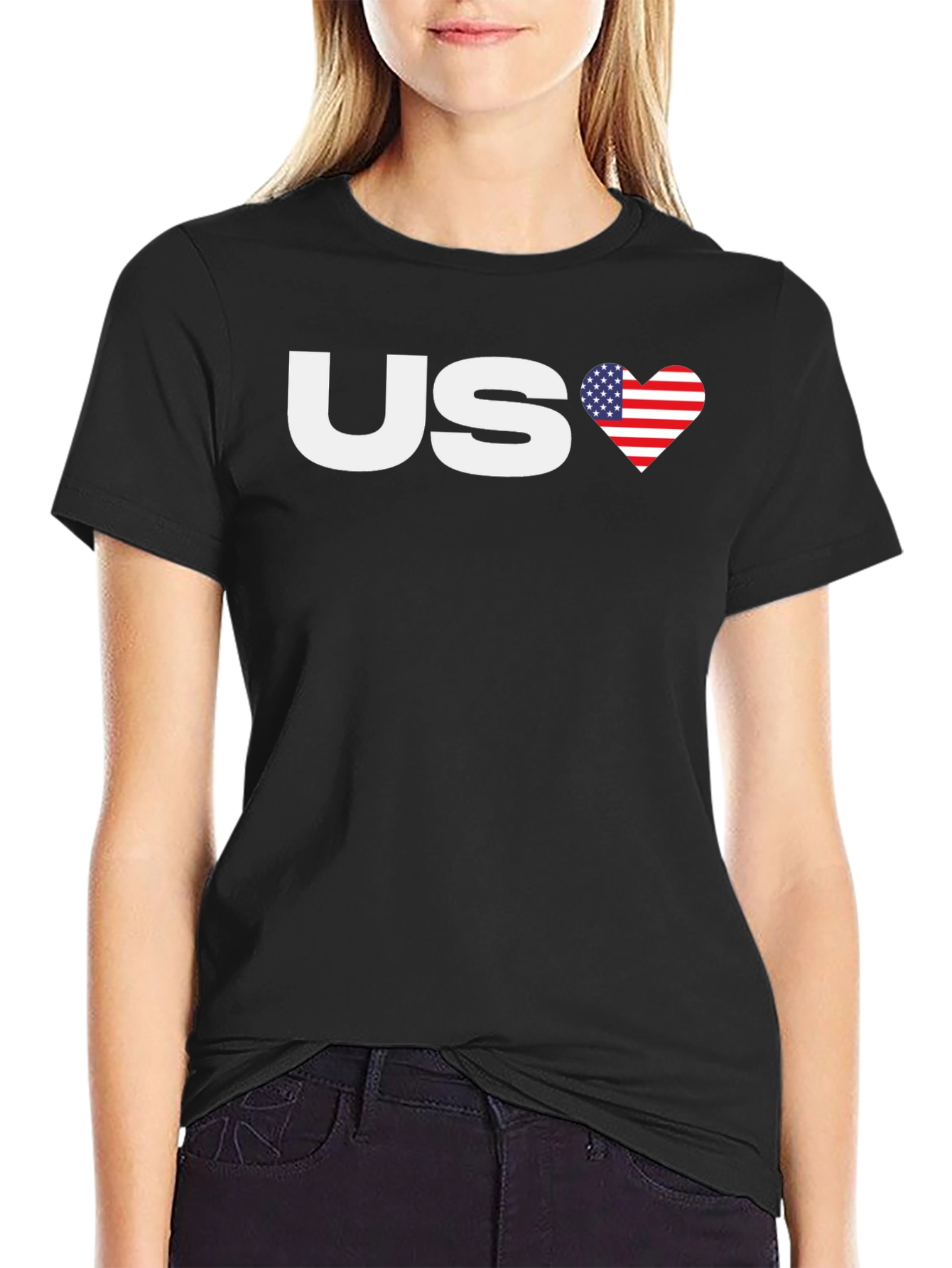 US Love America Graphic T-Shirt