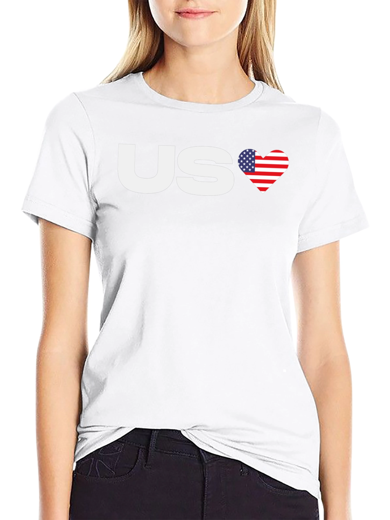US Love America Graphic T-Shirt