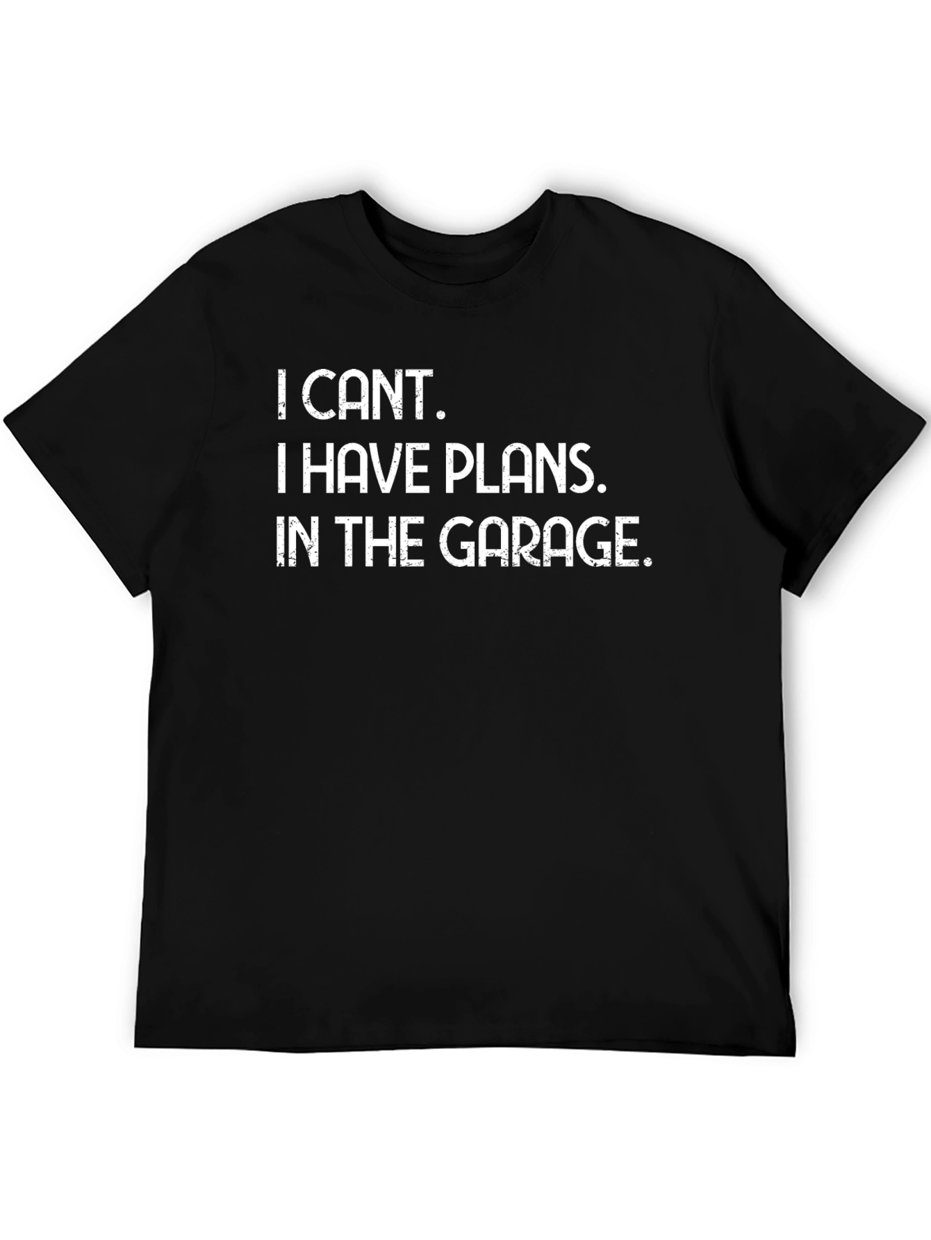 Garage Plans T-Shirt - Funny Car Enthusiast Tee