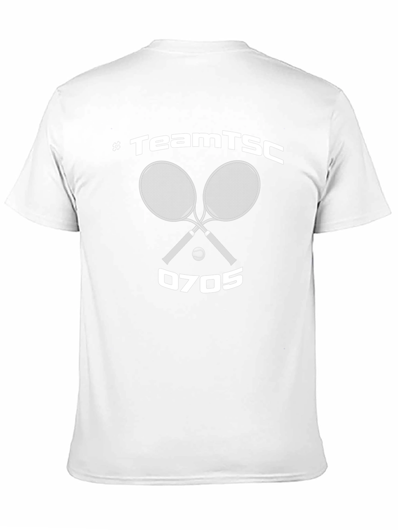 TeamTSC Tennis Racket Graphic T-Shirt
