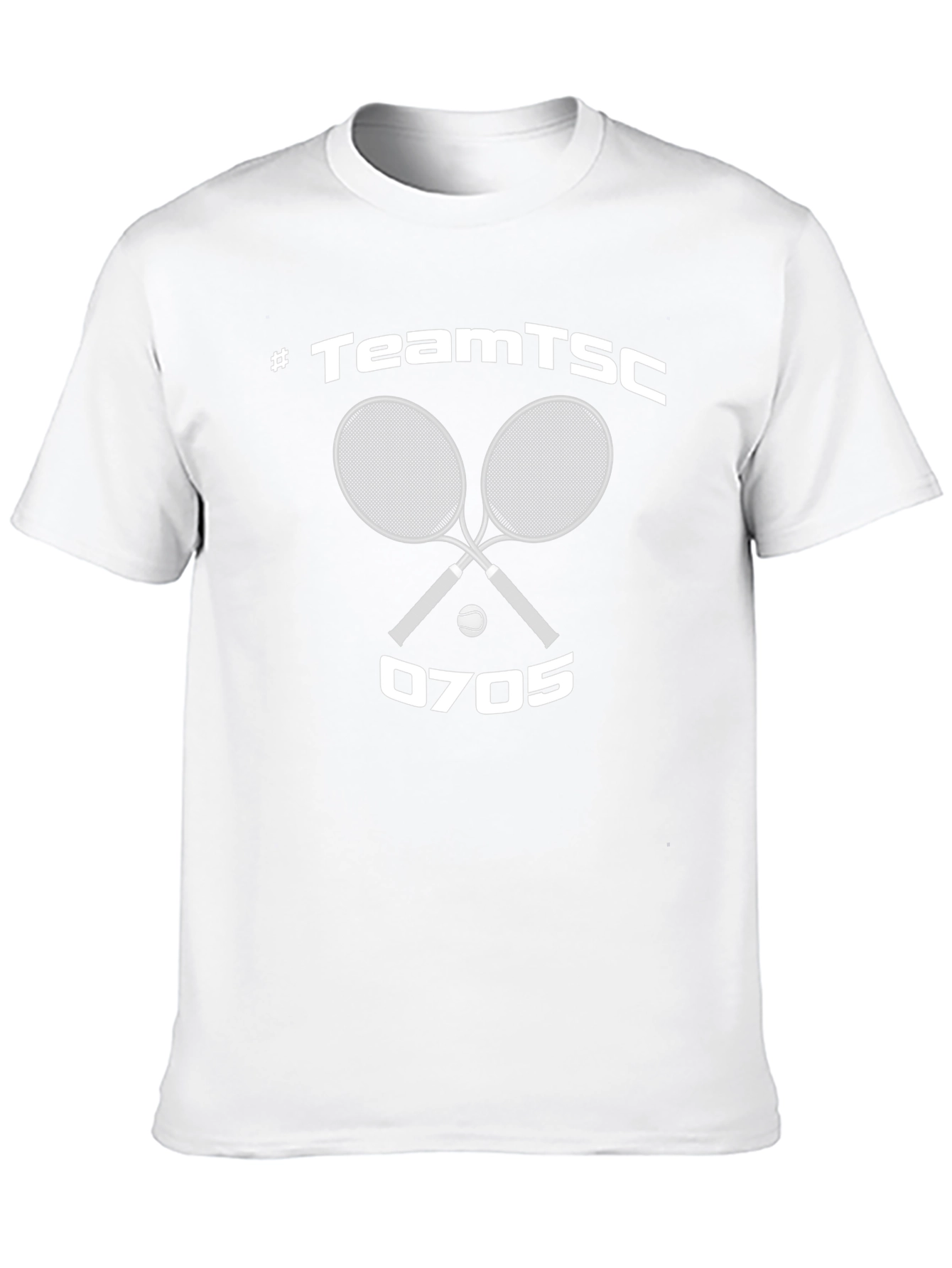TeamTSC Tennis Racket Graphic T-Shirt