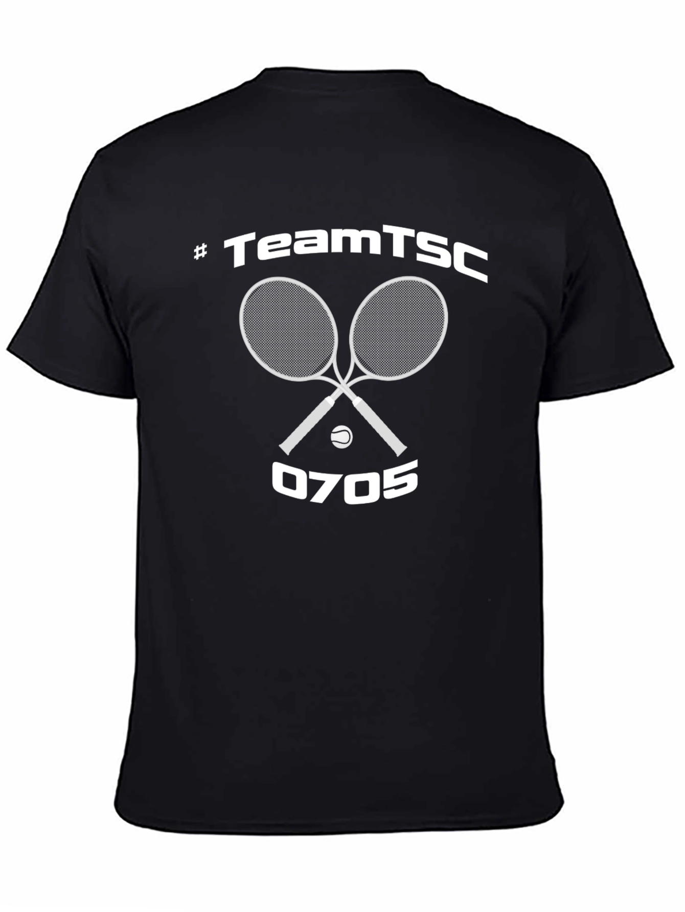 TeamTSC Tennis Racket Graphic T-Shirt