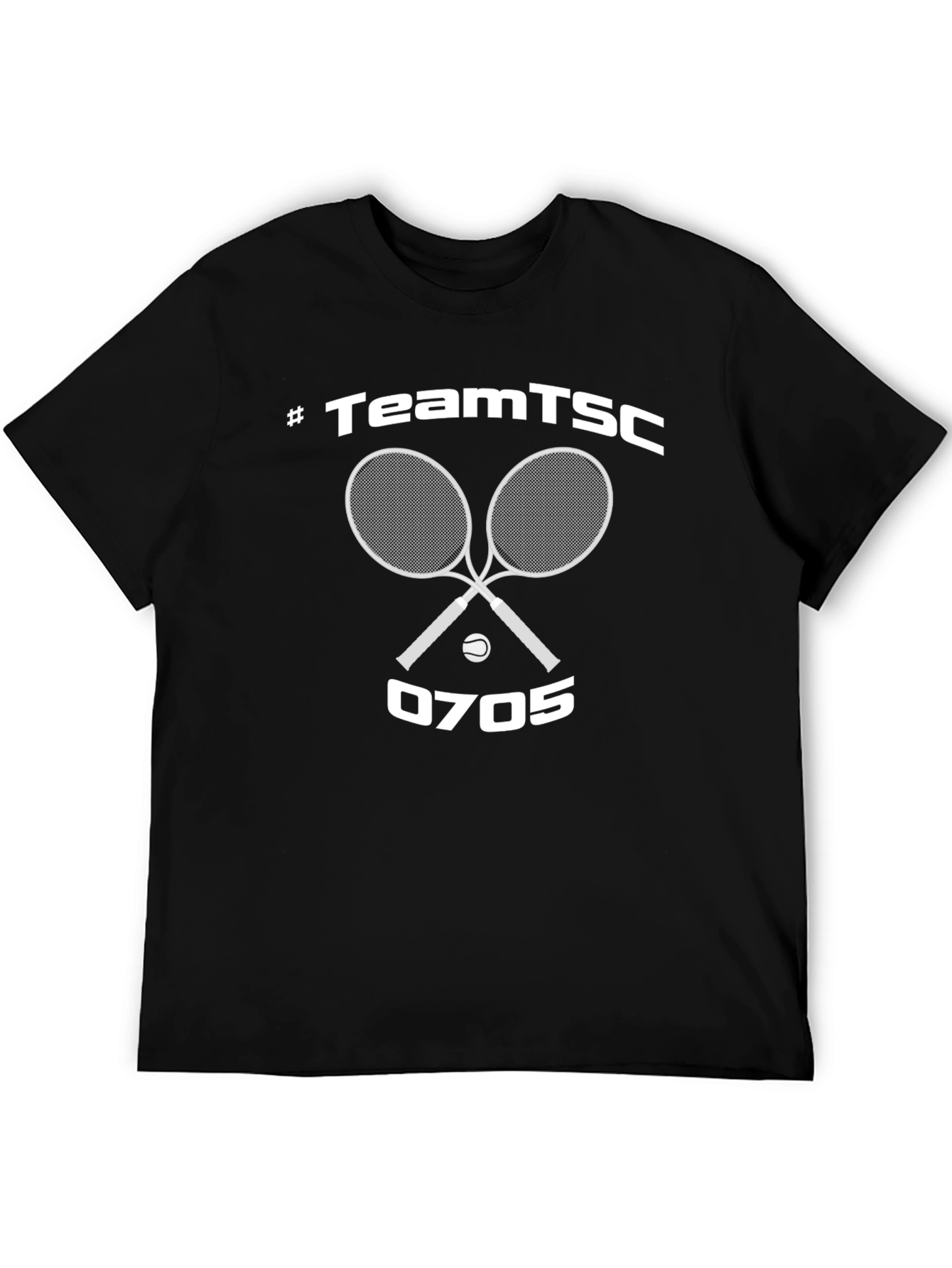 TeamTSC Tennis Racket Graphic T-Shirt