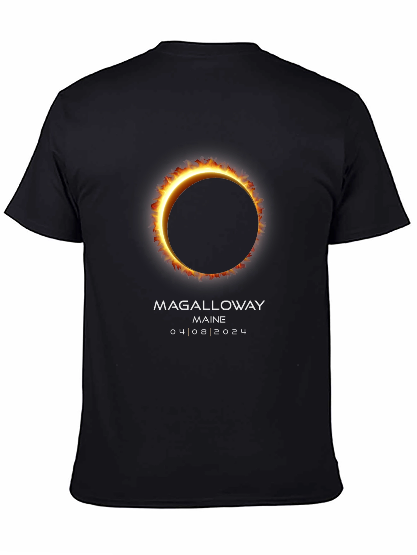 Magalloway Maine Eclipse 04/08/2024 T-Shirt