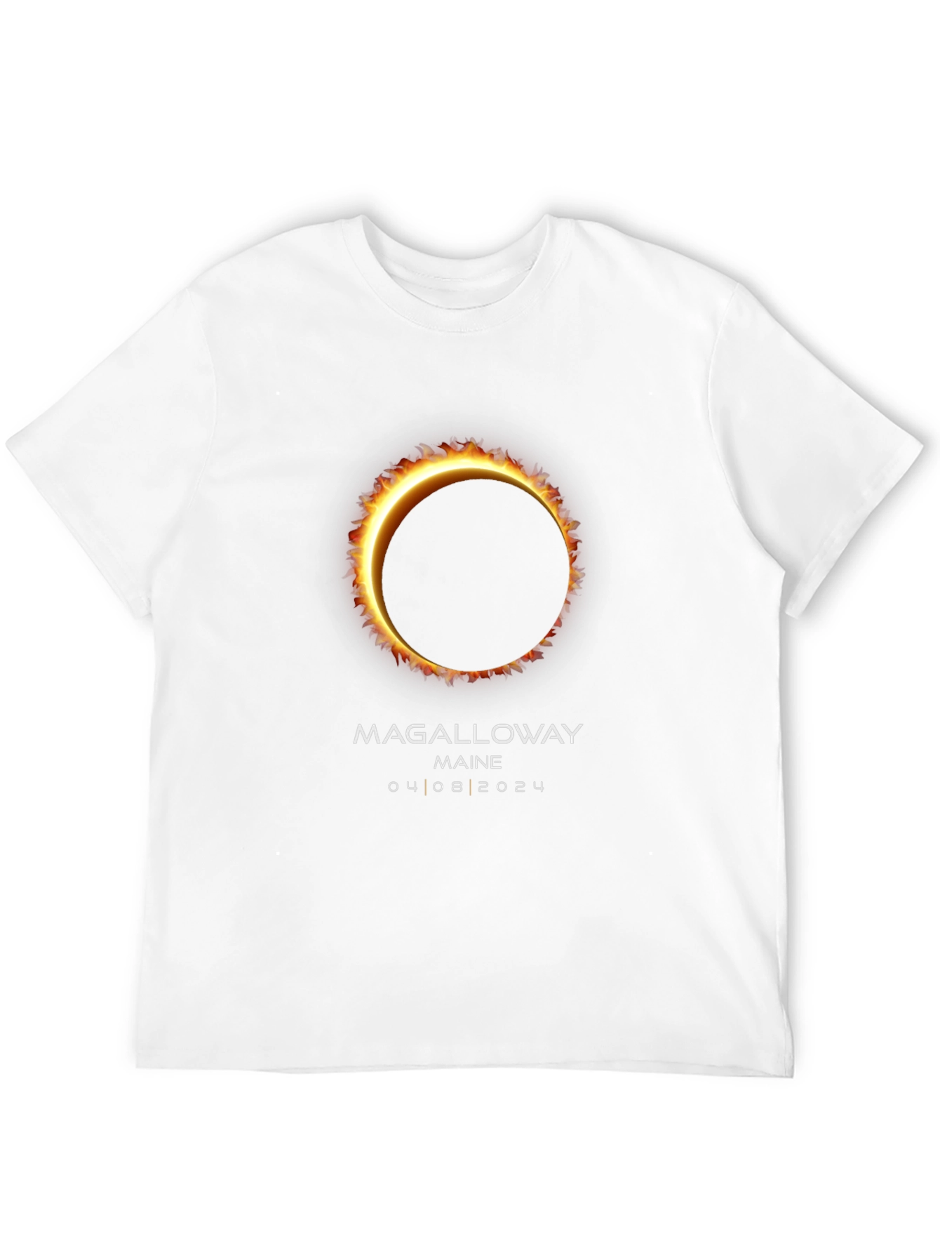 Magalloway Maine Eclipse 04/08/2024 T-Shirt