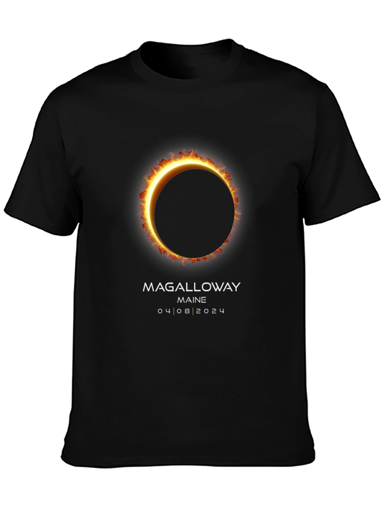 Magalloway Maine Eclipse 04/08/2024 T-Shirt