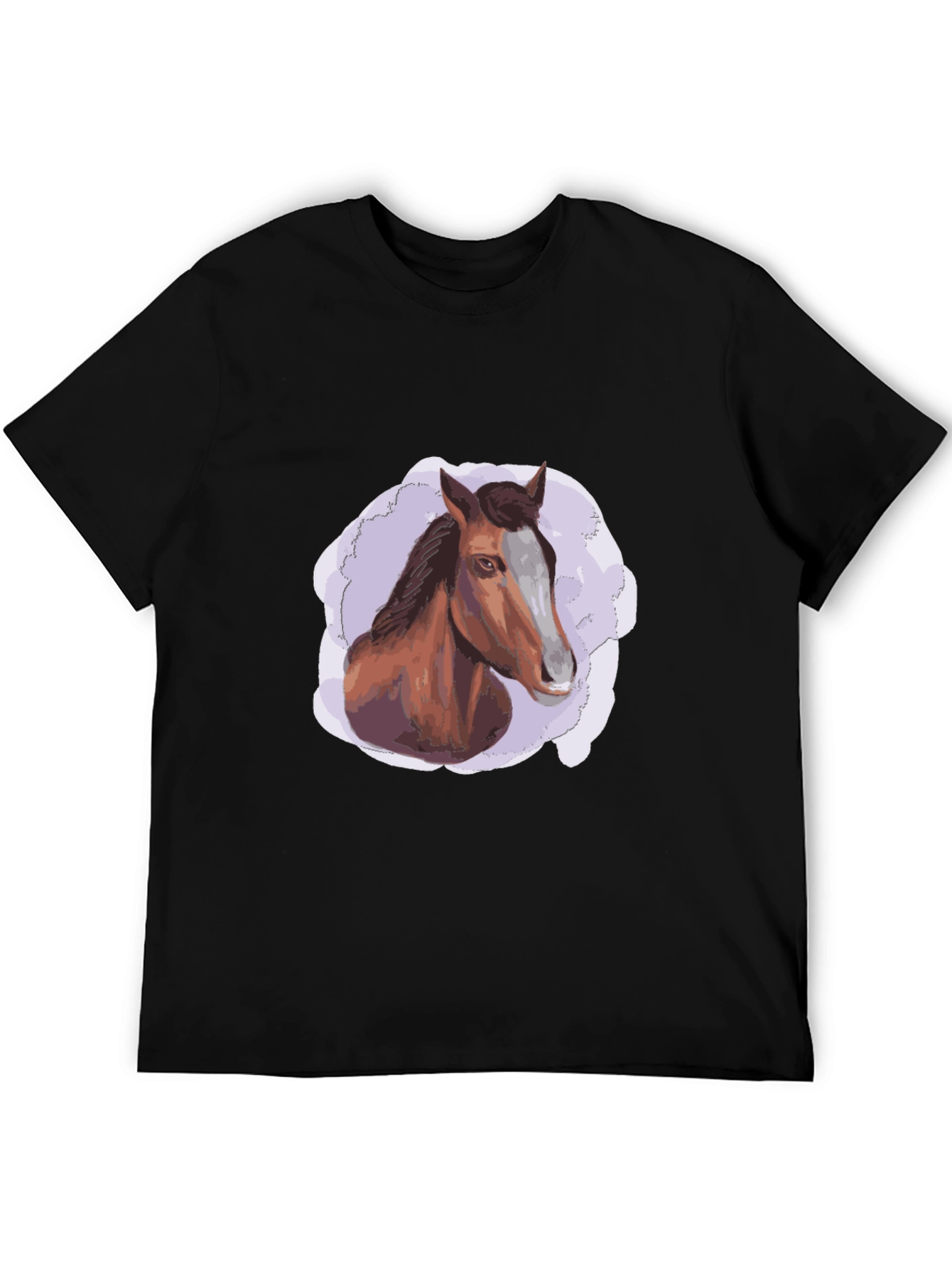 Horse Graphic Black T-Shirt - Stylish Casual Wear
