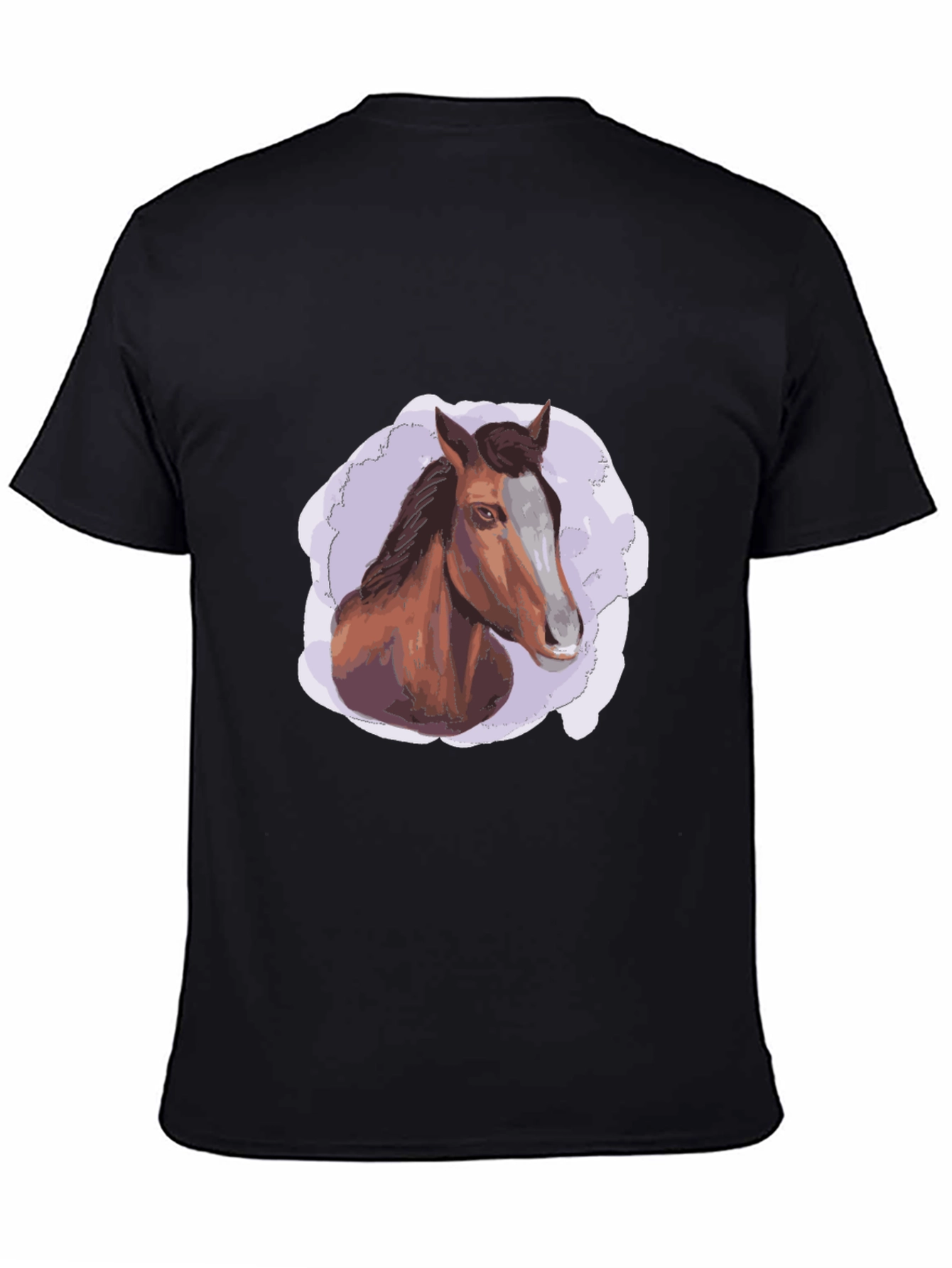 Horse Graphic Black T-Shirt - Stylish Casual Wear