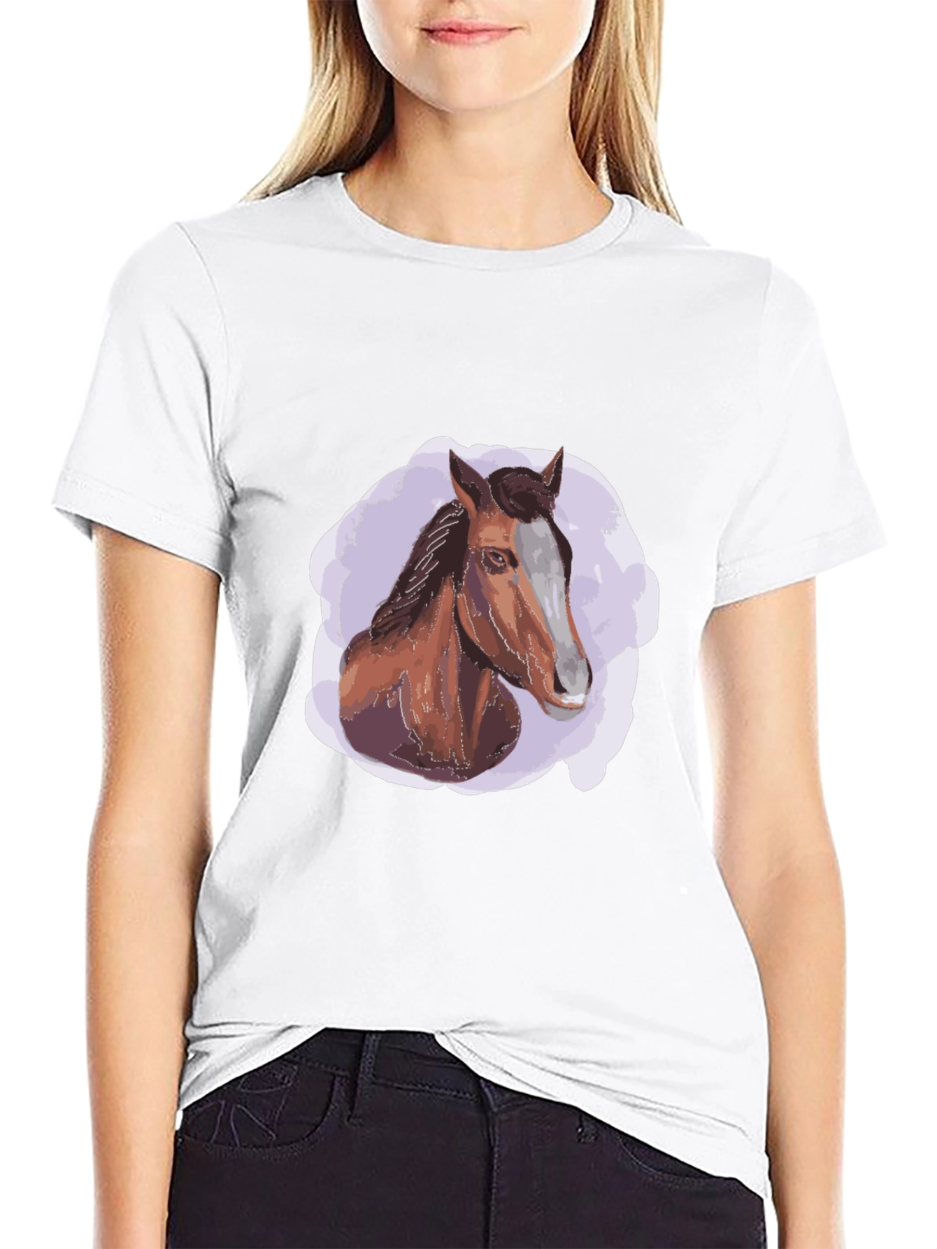 Horse Graphic Black T-Shirt - Stylish Casual Wear