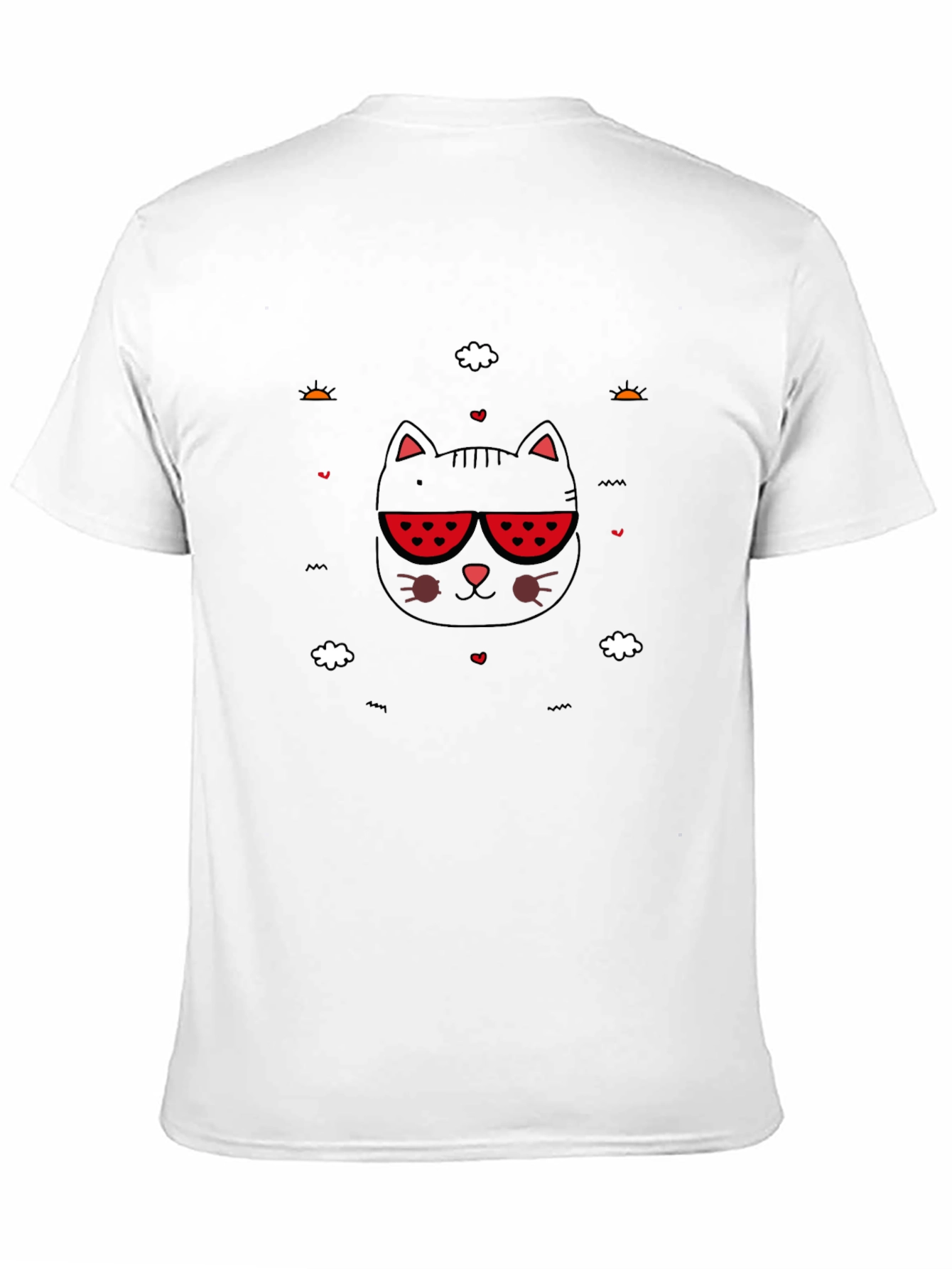 Cool Cat Graphic T-Shirt - Black