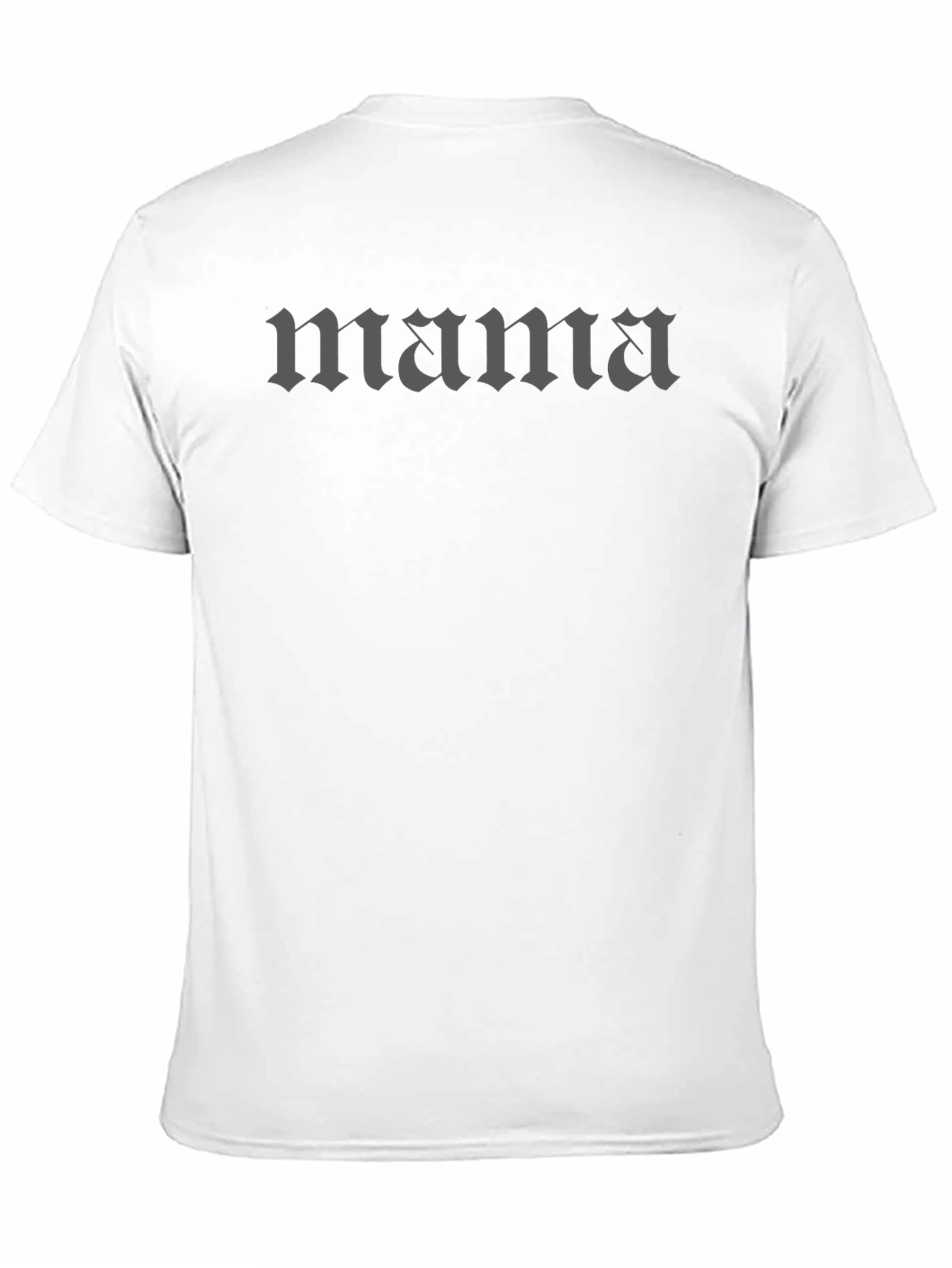Mama Gothic Style Black T-Shirt
