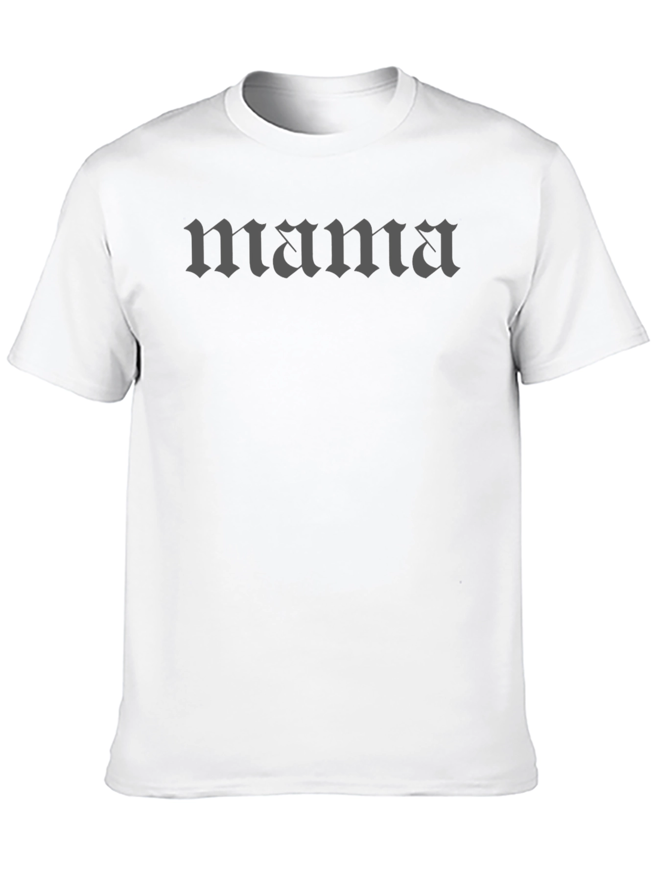 Mama Gothic Style Black T-Shirt