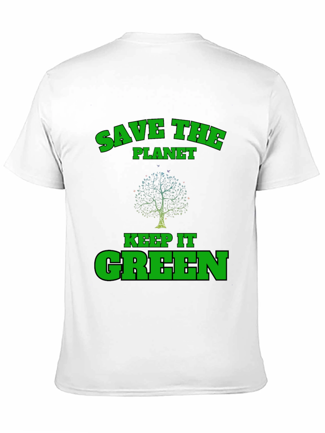 Eco-Friendly Save the Planet Black T-Shirt