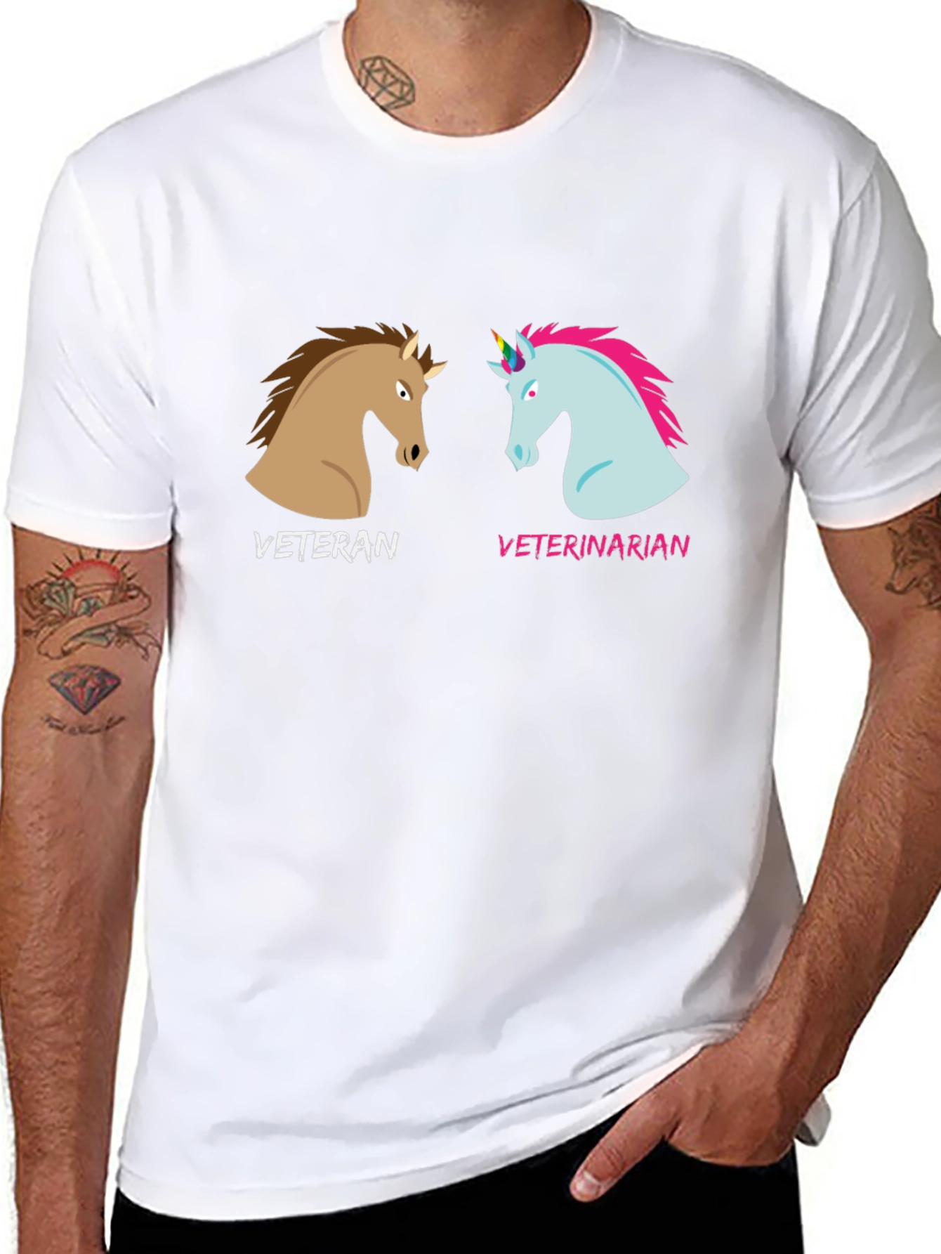 Veteran Veterinarian Graphic Tee