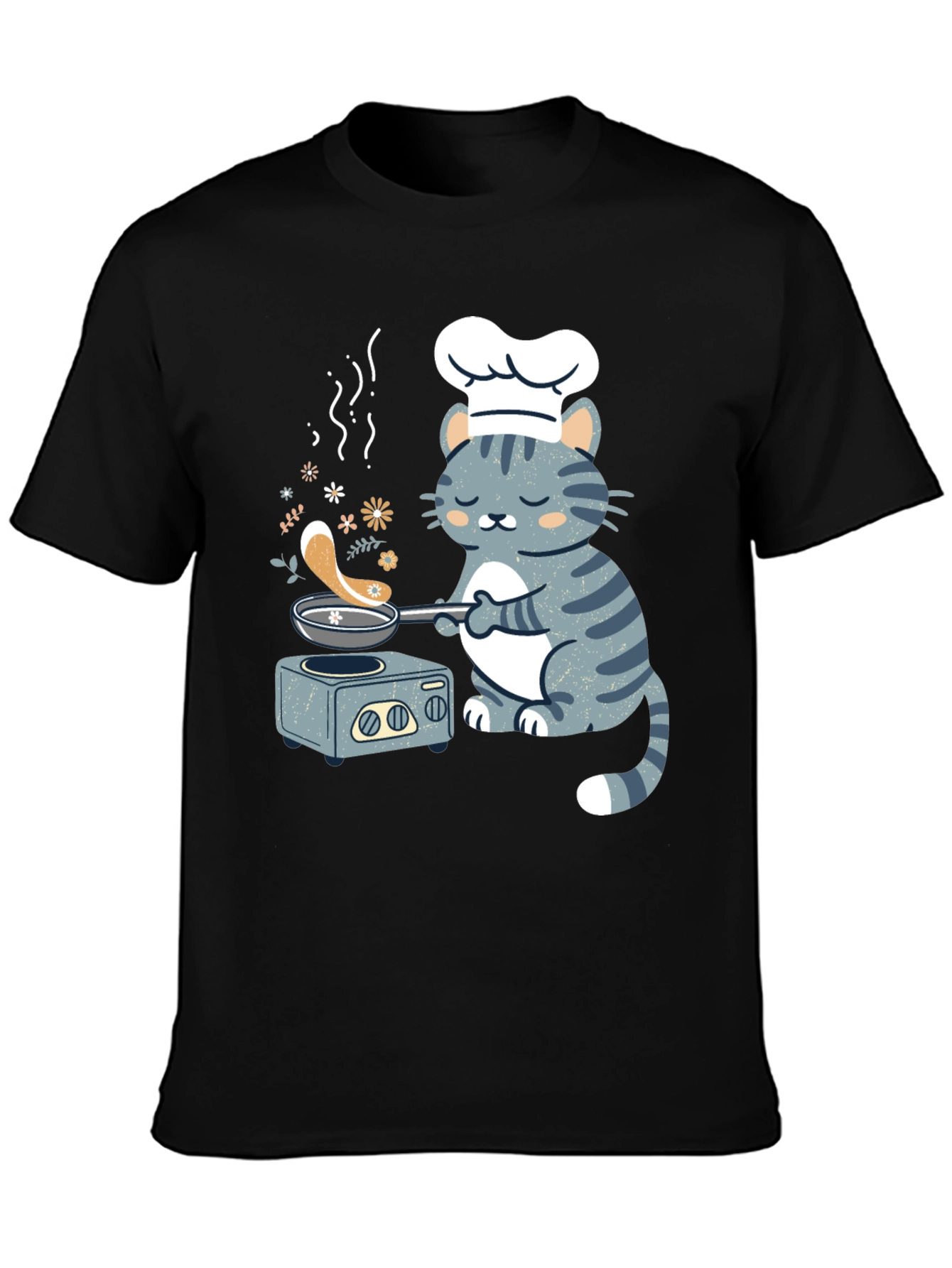 Chef Cat T-Shirt - Funny Cooking Kitten Tee