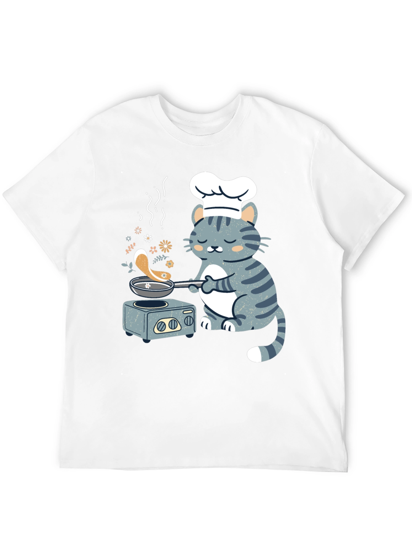 Chef Cat T-Shirt - Funny Cooking Kitten Tee