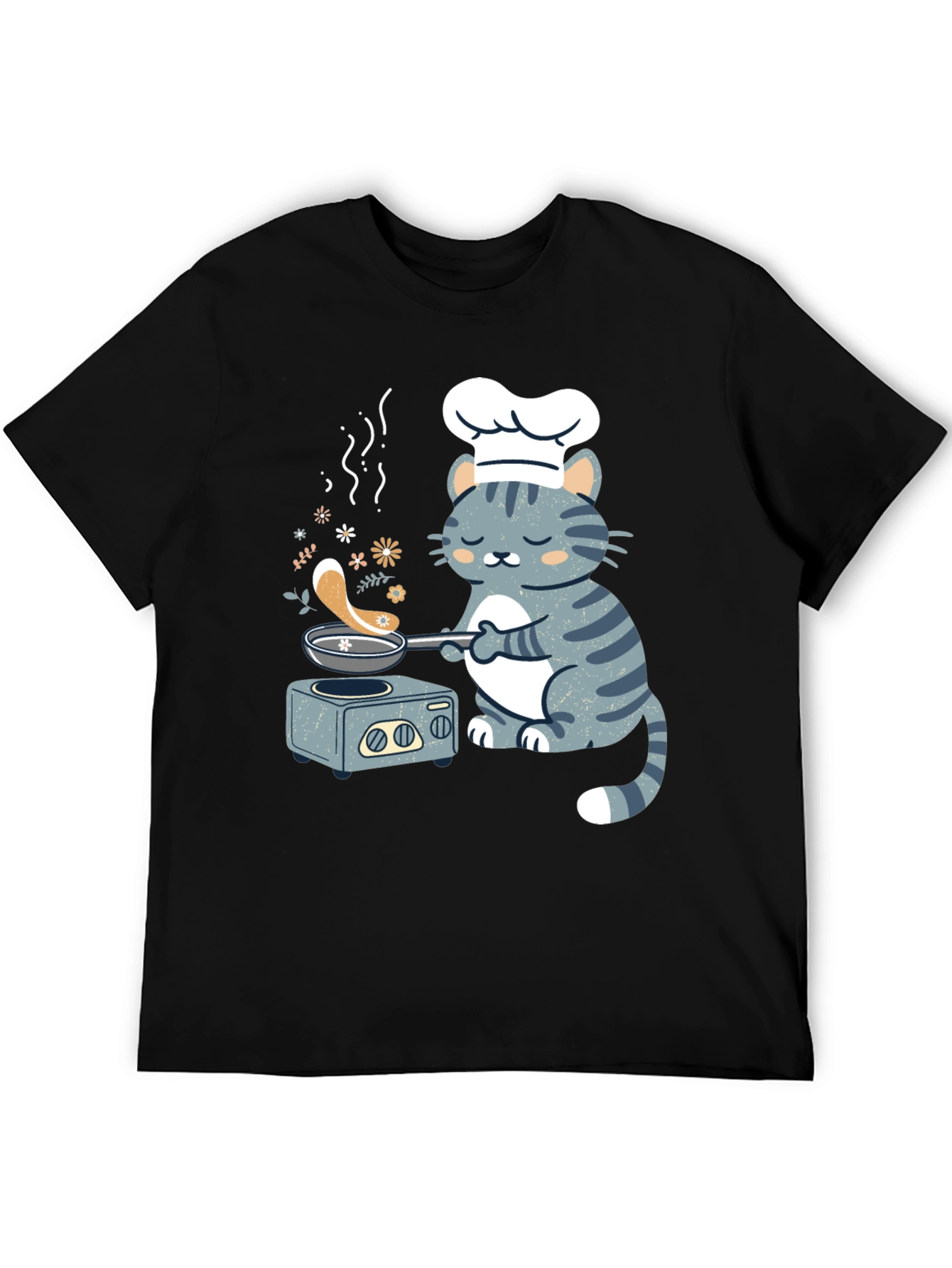 Chef Cat T-Shirt - Funny Cooking Kitten Tee