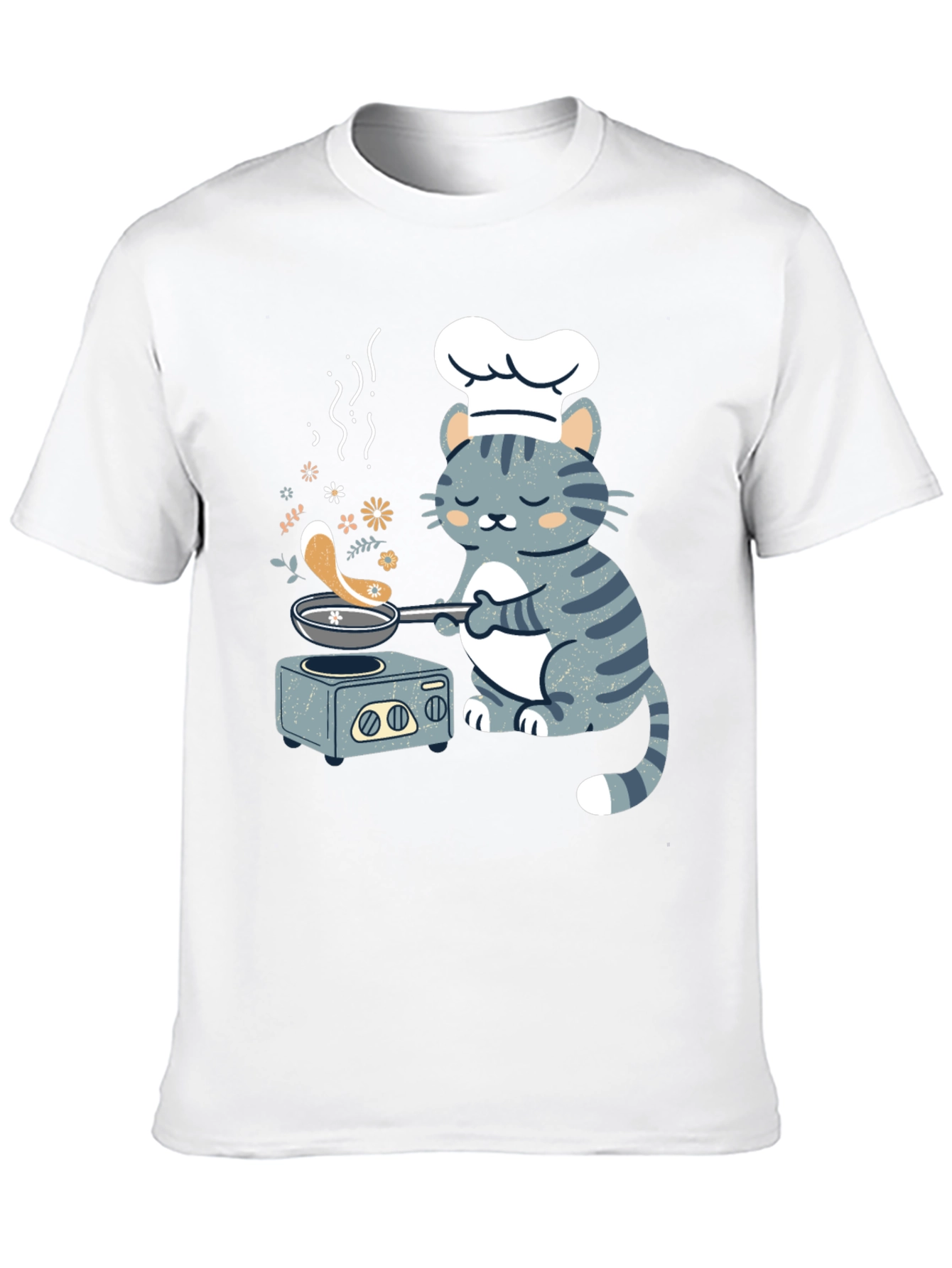 Chef Cat T-Shirt - Funny Cooking Kitten Tee