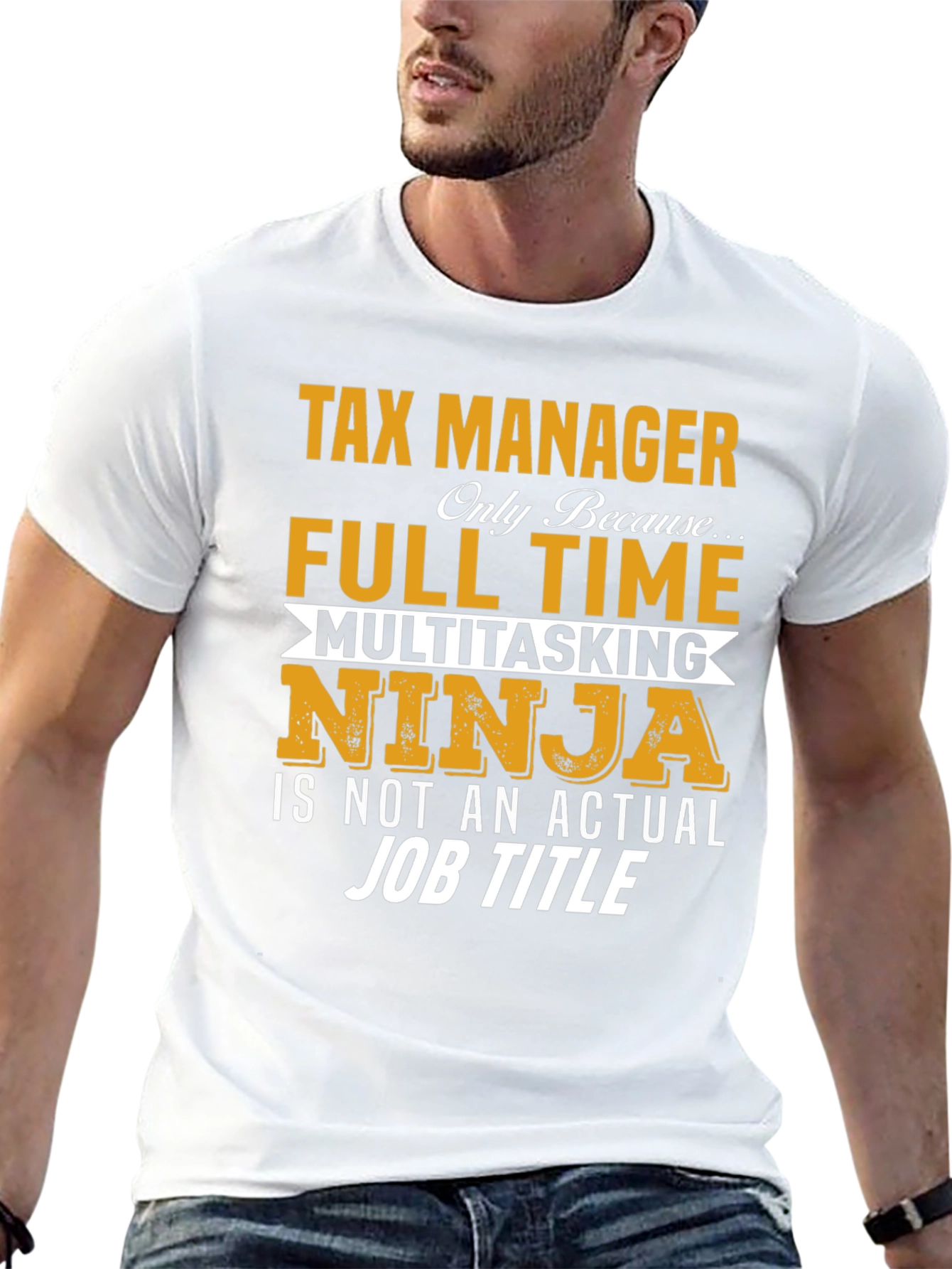 Tax Manager Full Time Ninja T-Shirt
