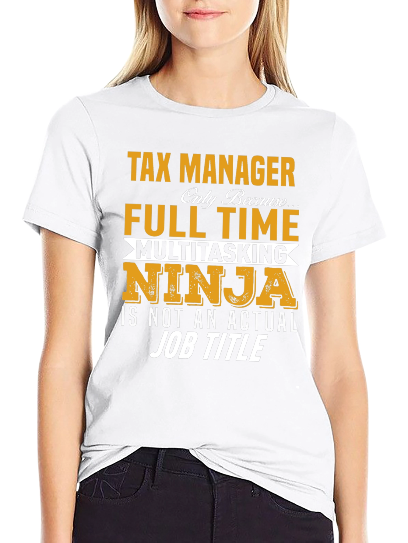 Tax Manager Full Time Ninja T-Shirt