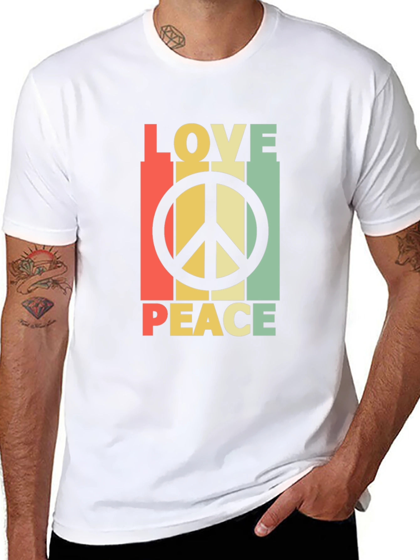 Love & Peace Retro T-Shirt