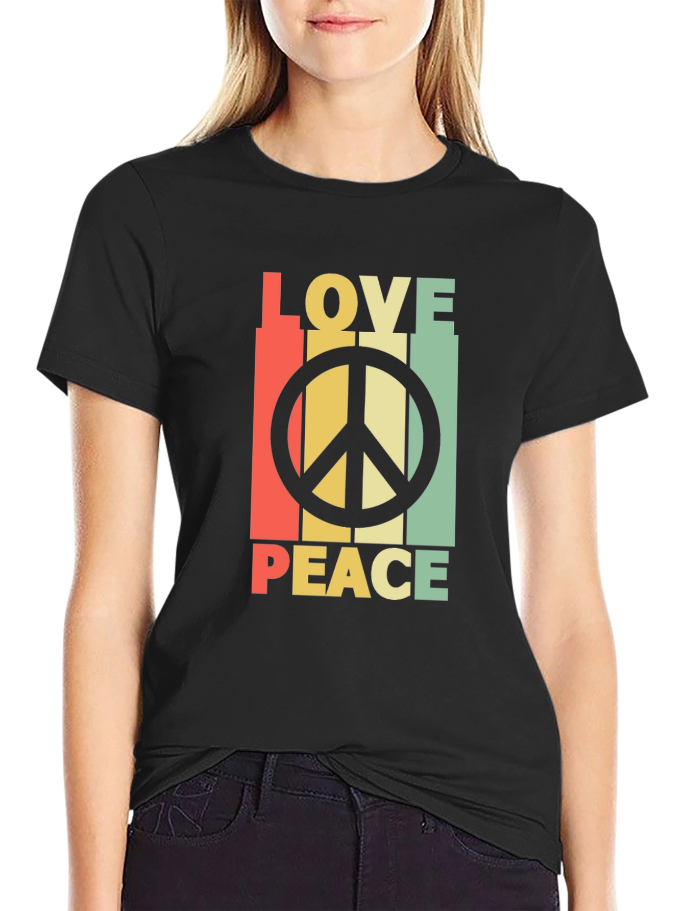 Love & Peace Retro T-Shirt