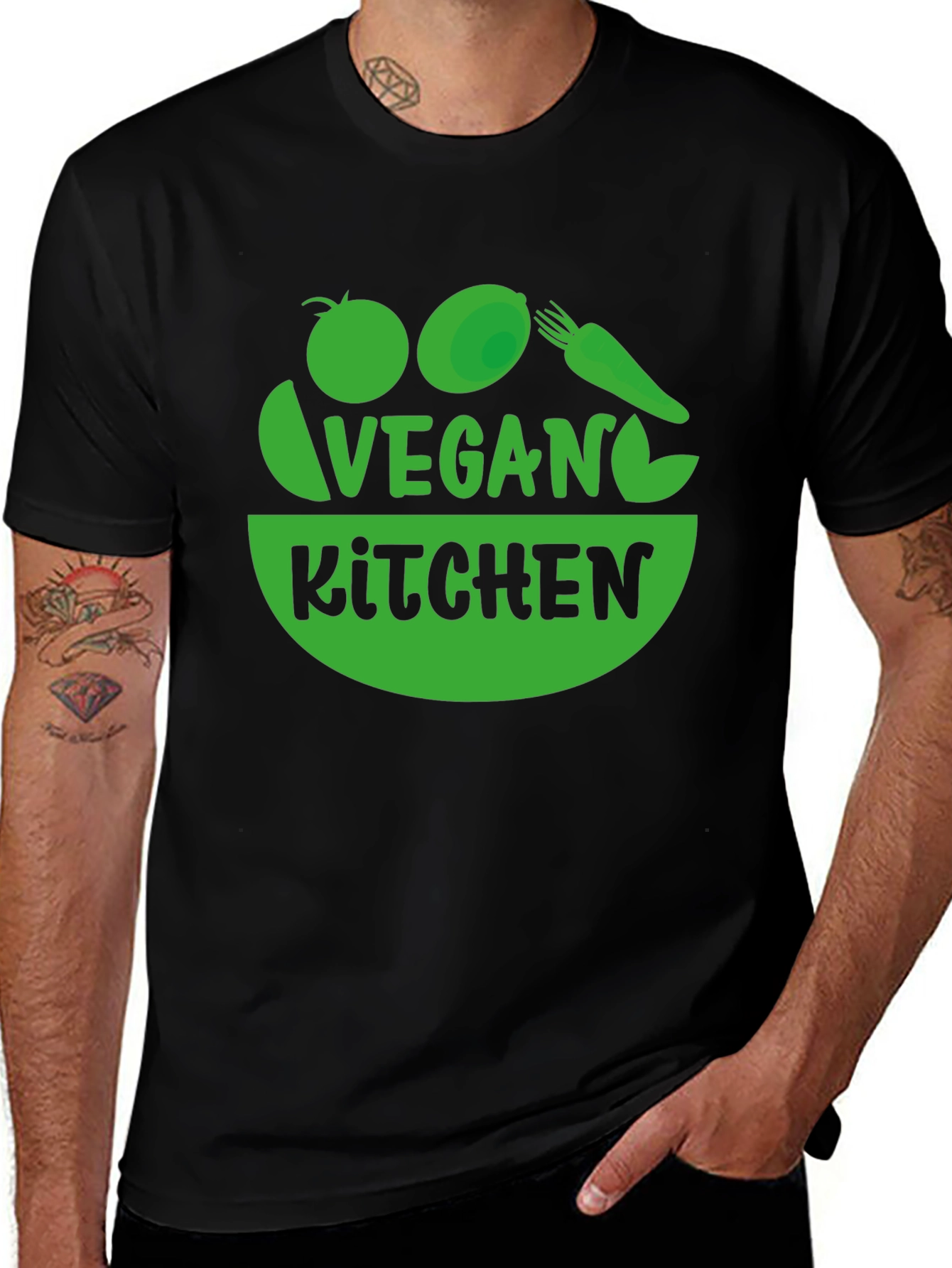 Vegan Kitchen Graphic T-Shirt