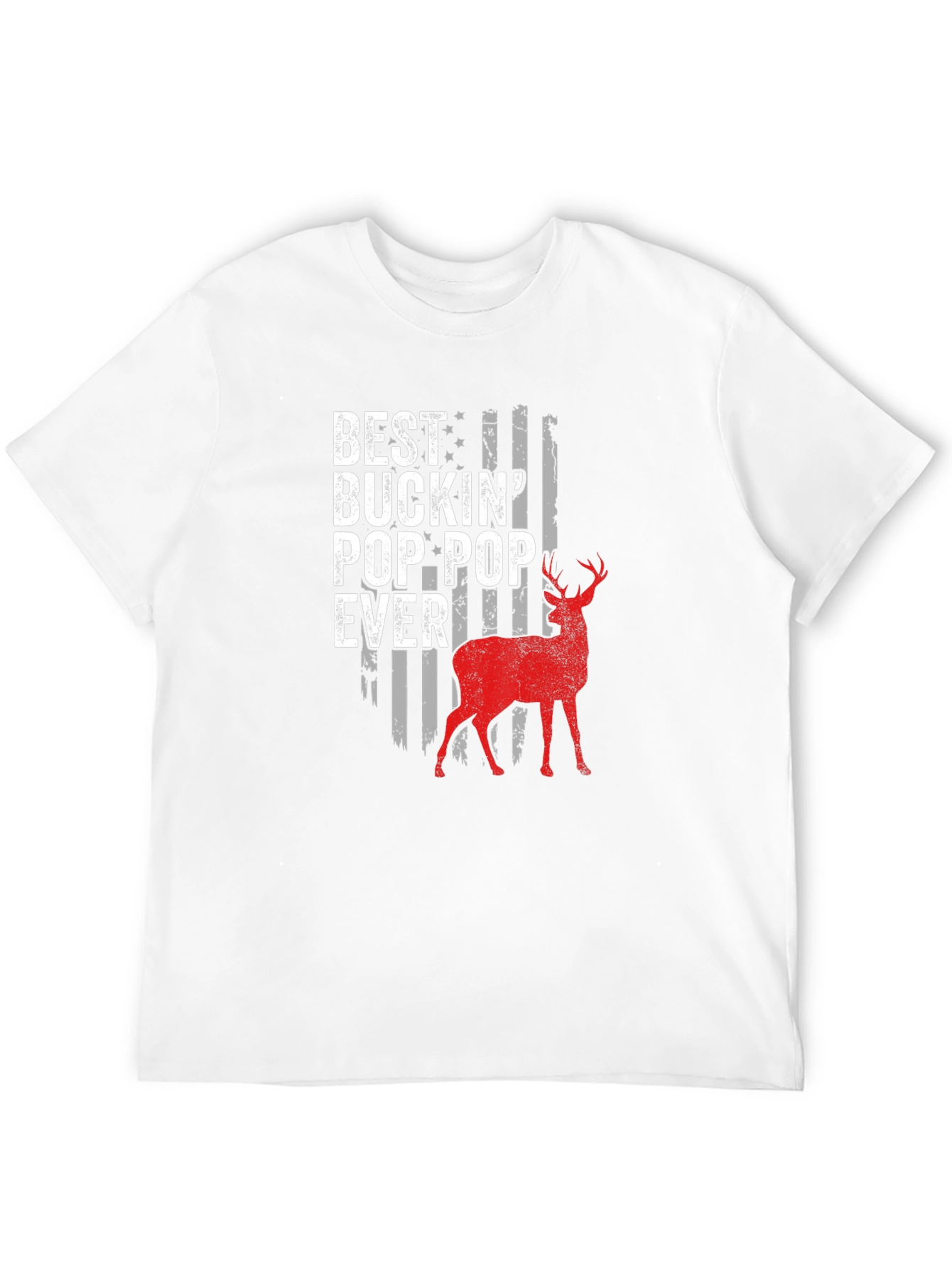 Best Buckin Pop-Pop Ever Black T-Shirt