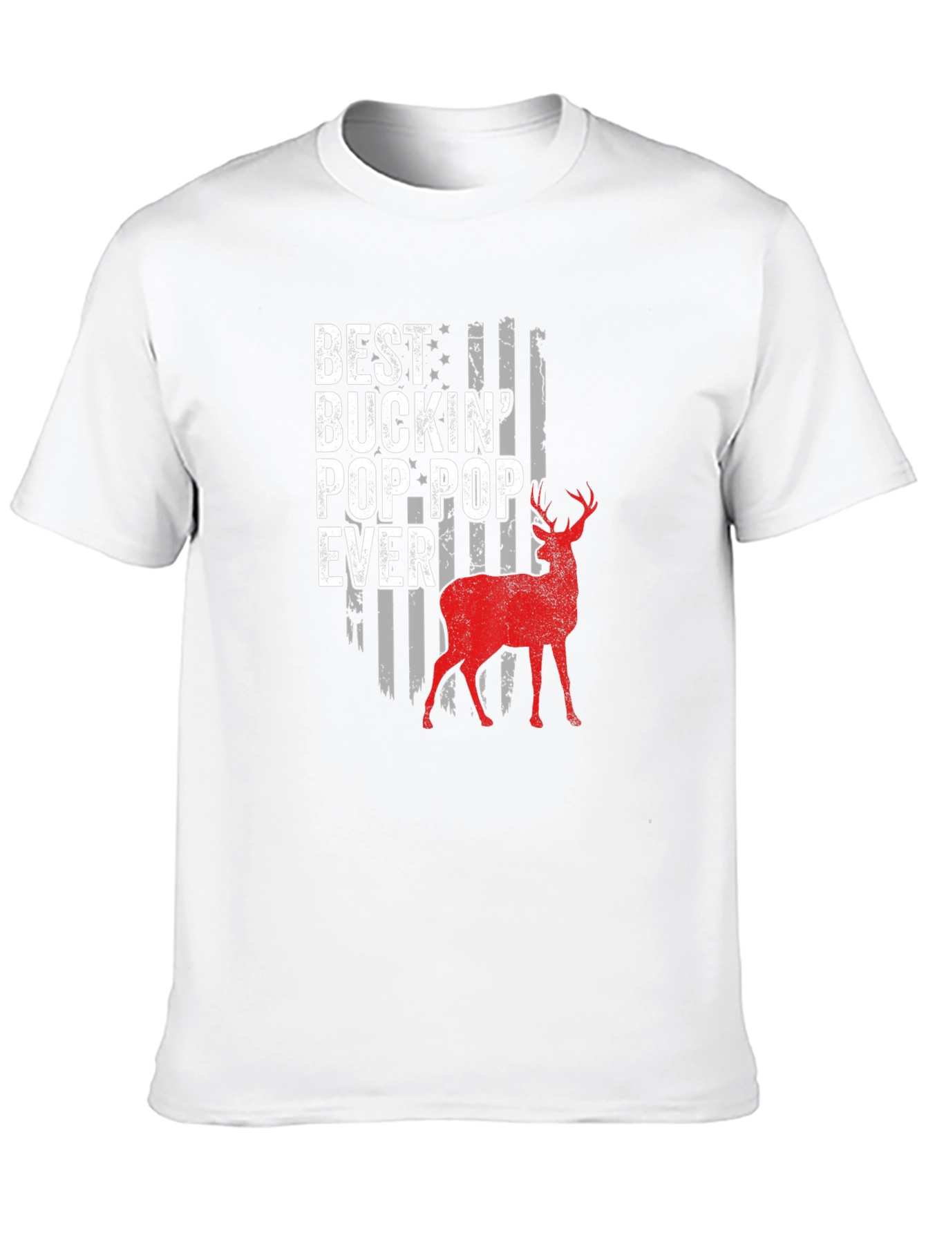 Best Buckin Pop-Pop Ever Black T-Shirt