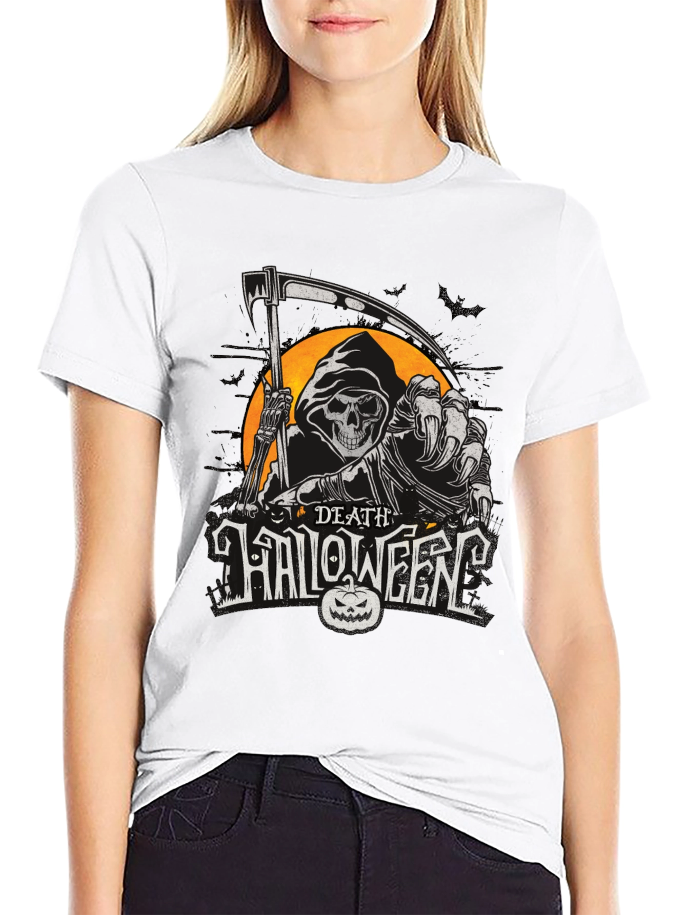 Death Halloween Graphic T-Shirt