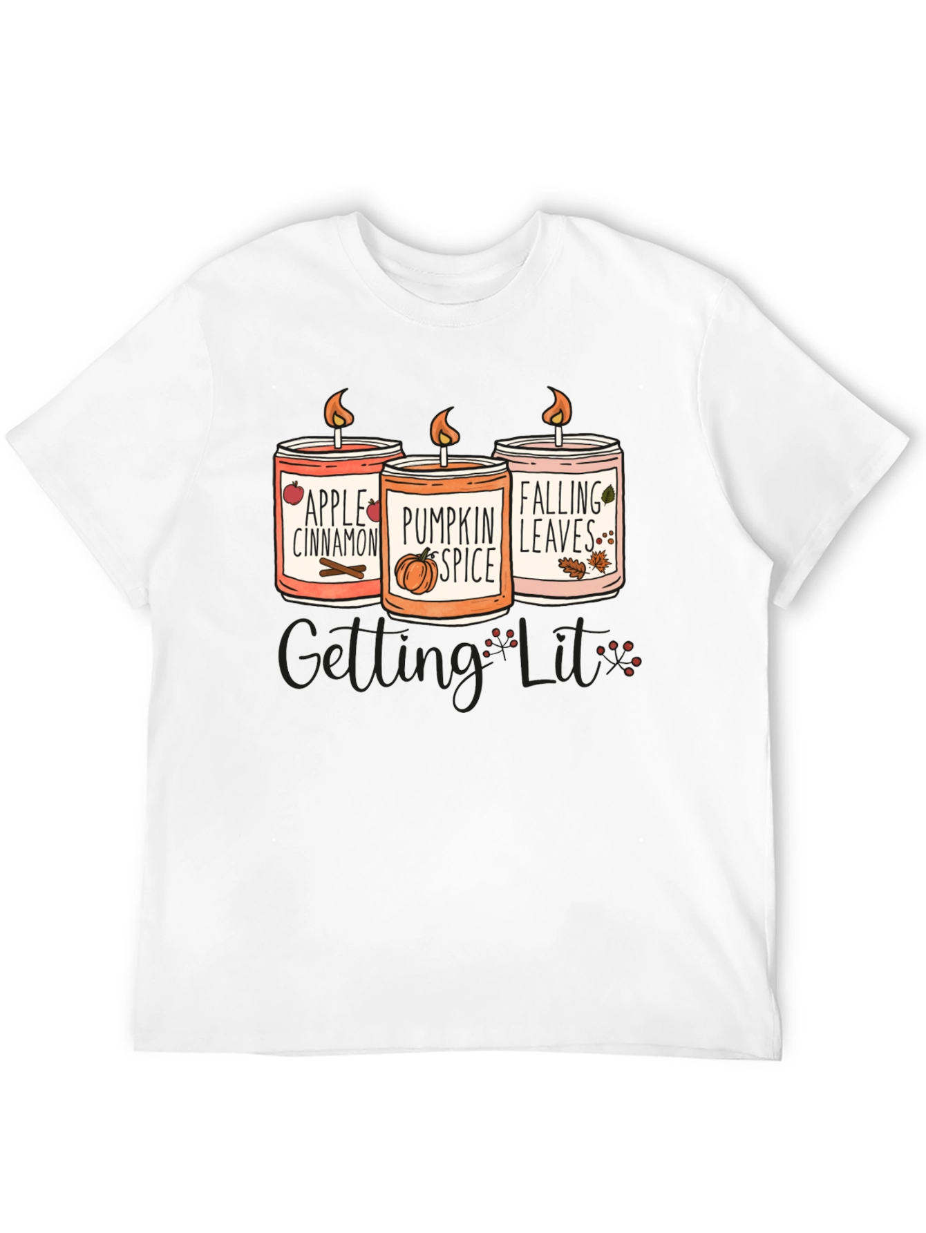 Fall Candles T-Shirt - Getting Lit