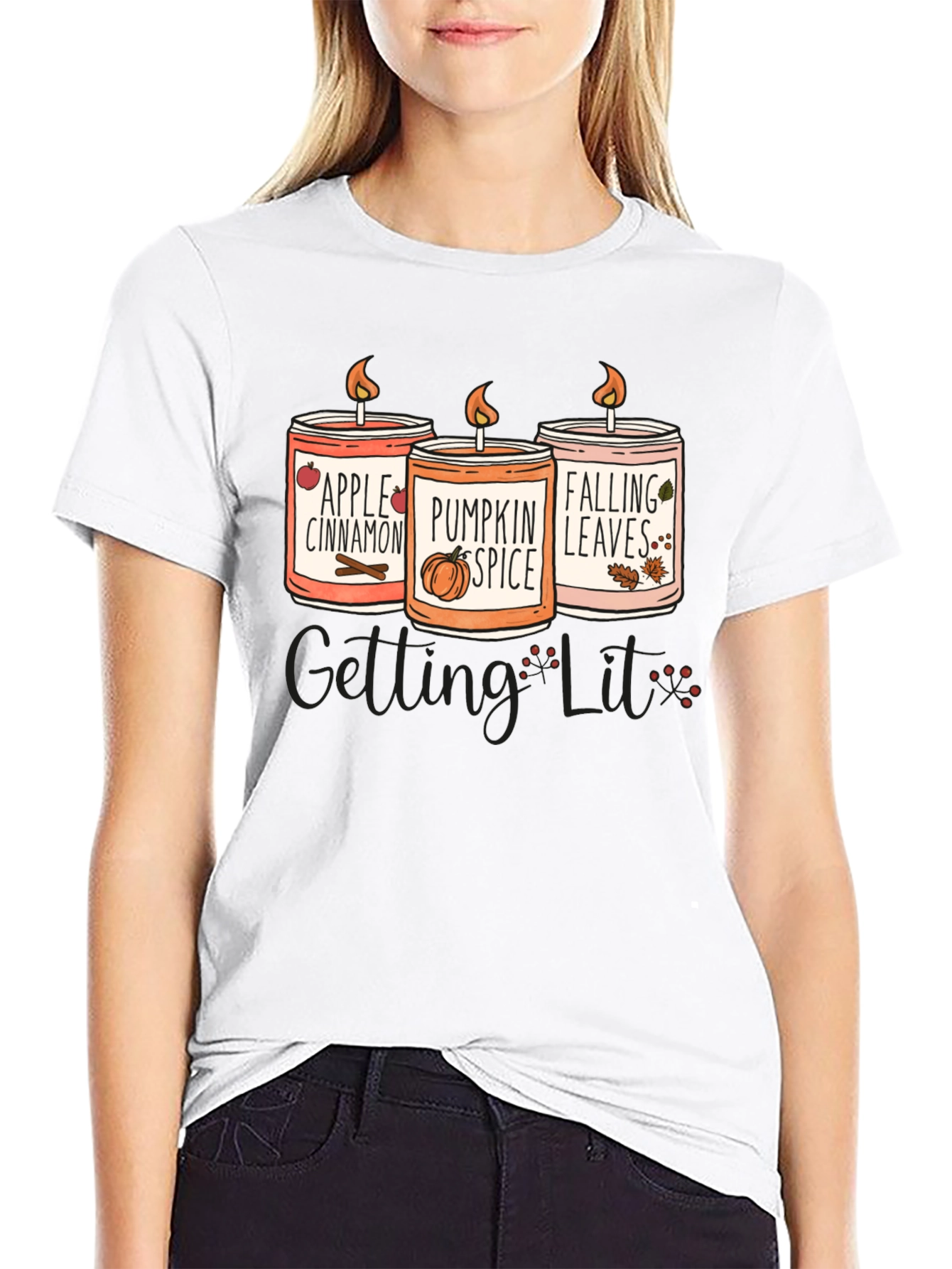 Fall Candles T-Shirt - Getting Lit