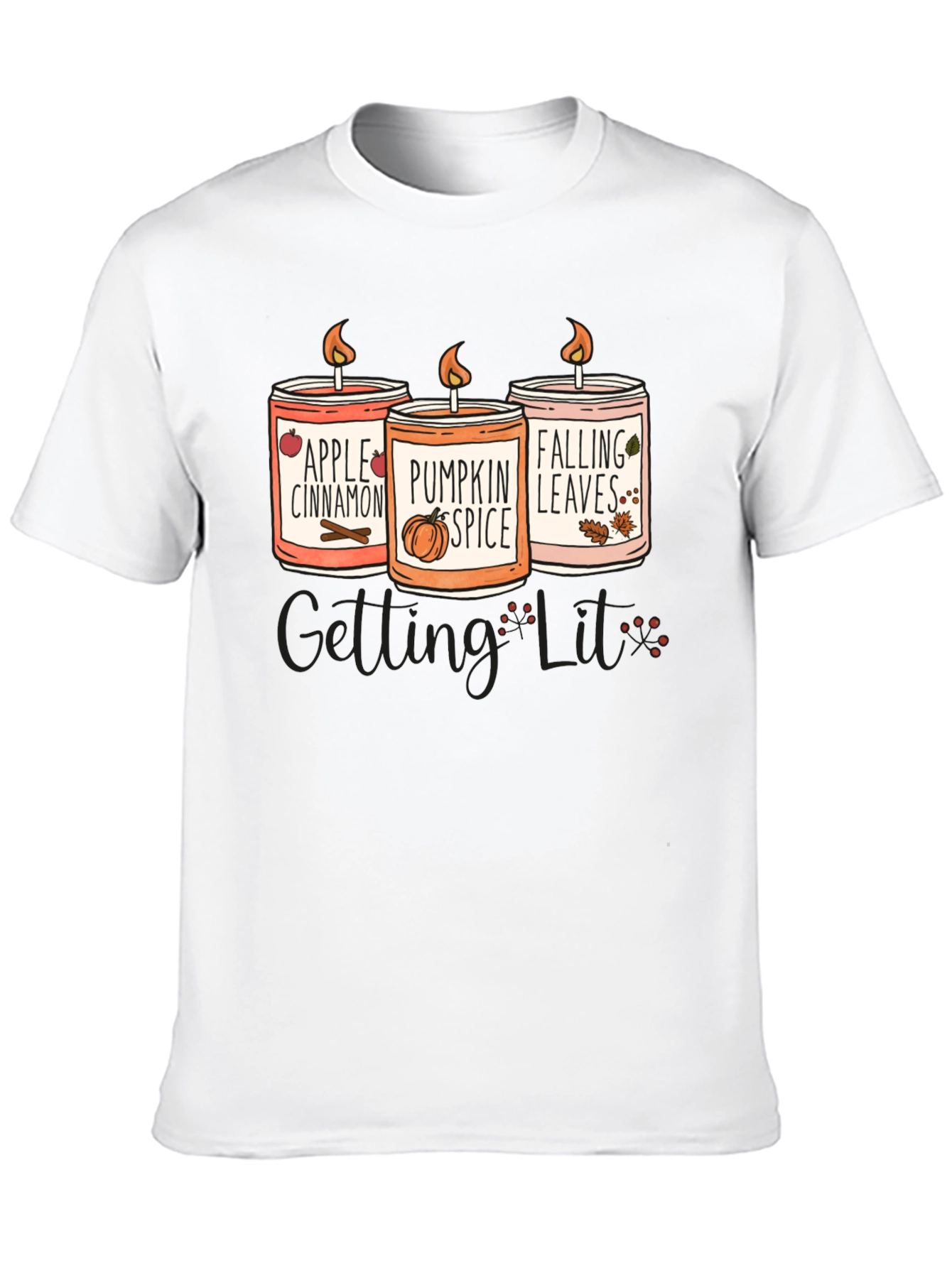 Fall Candles T-Shirt - Getting Lit