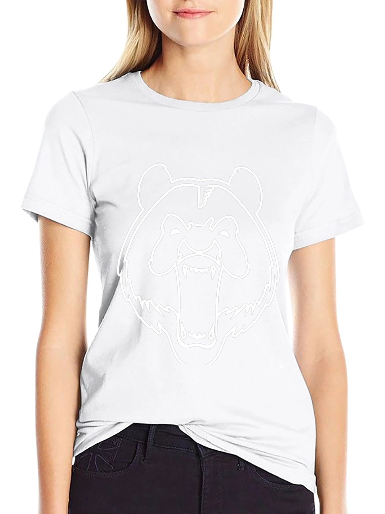 Black Bear Graphic Tee - Bold & Edgy Design
