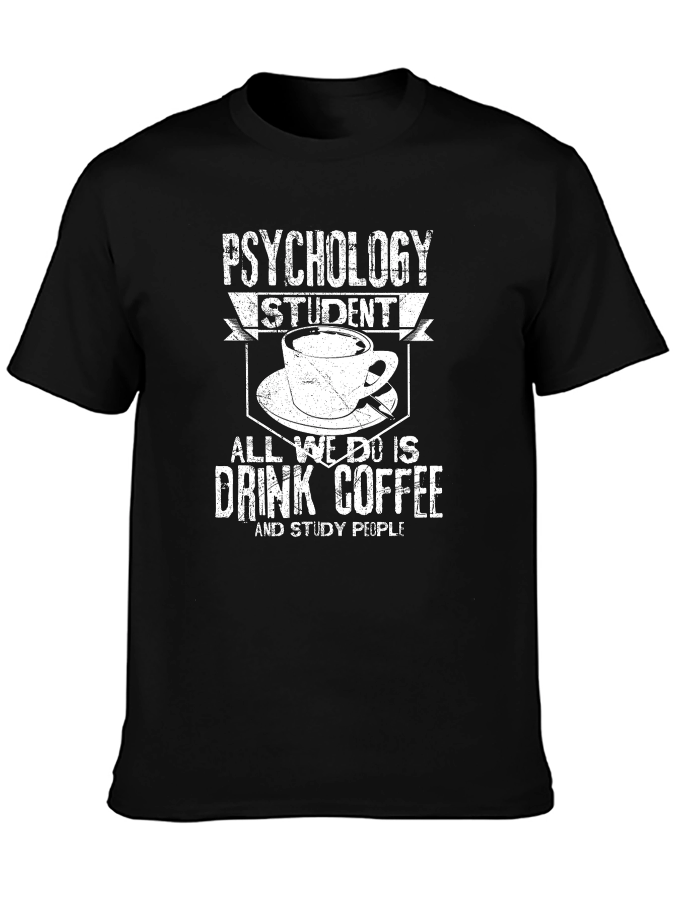 Psychology Student Coffee T-Shirt